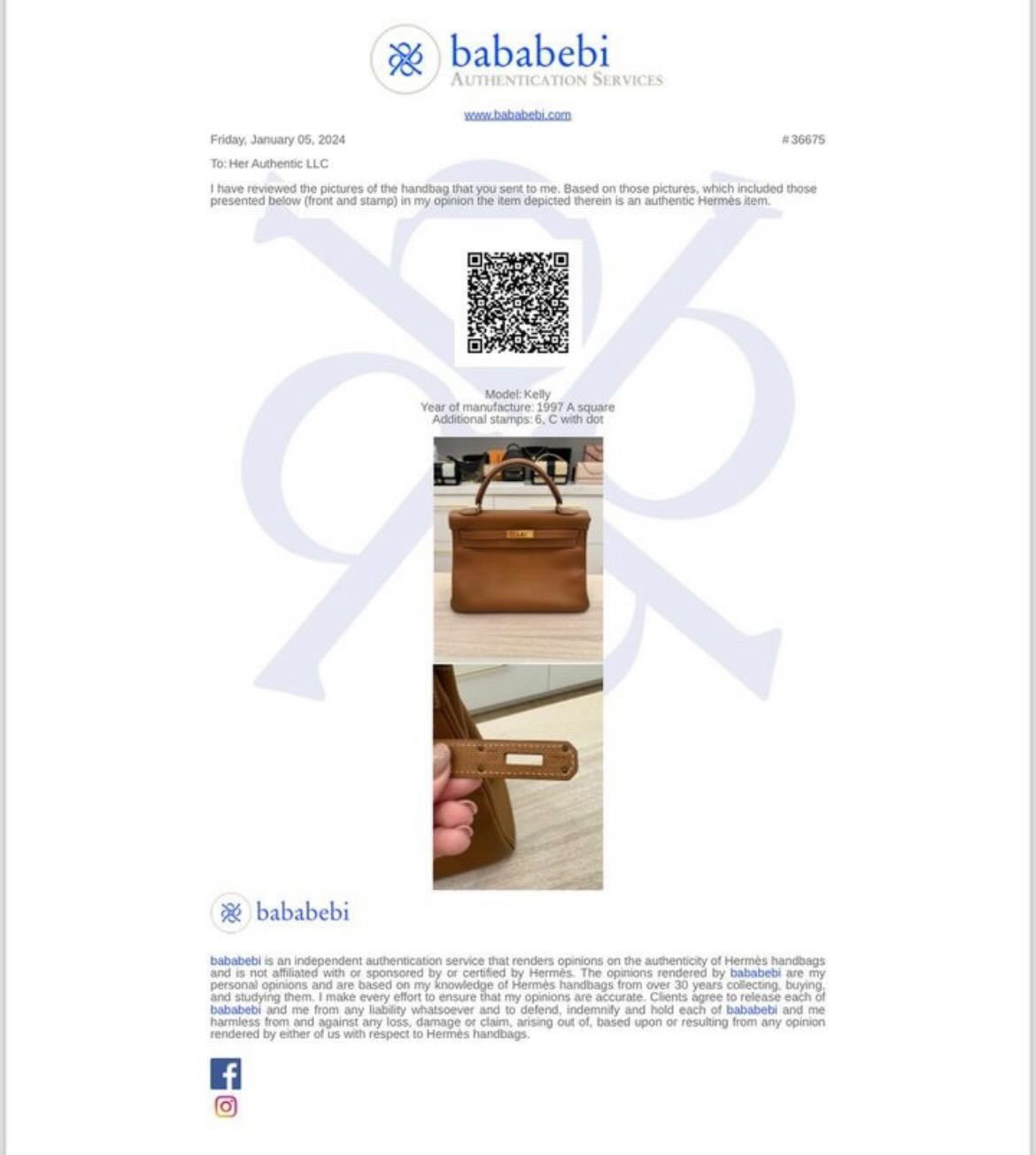 Hermes Kelly 32