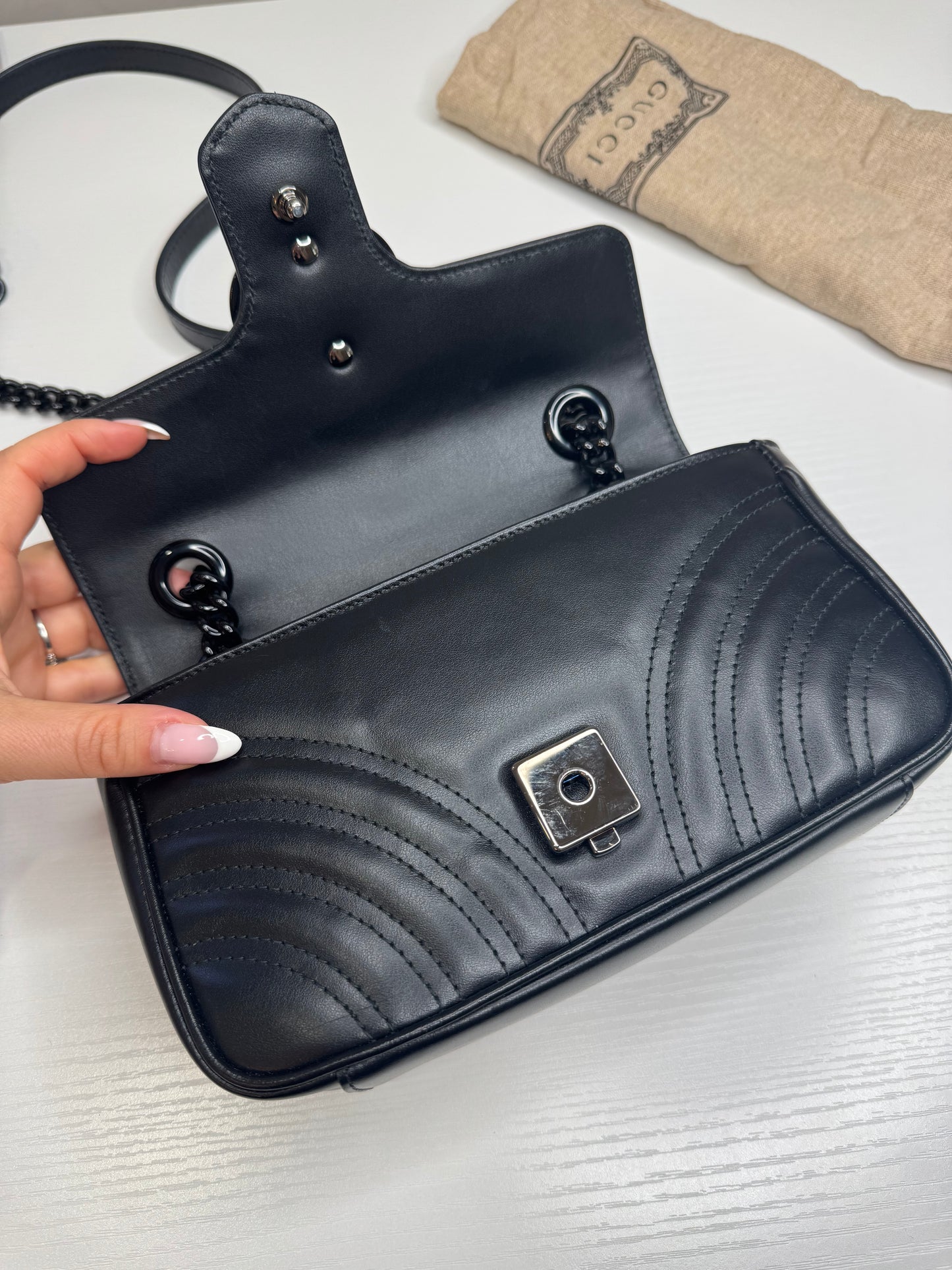 Gucci Marmont So Black Small