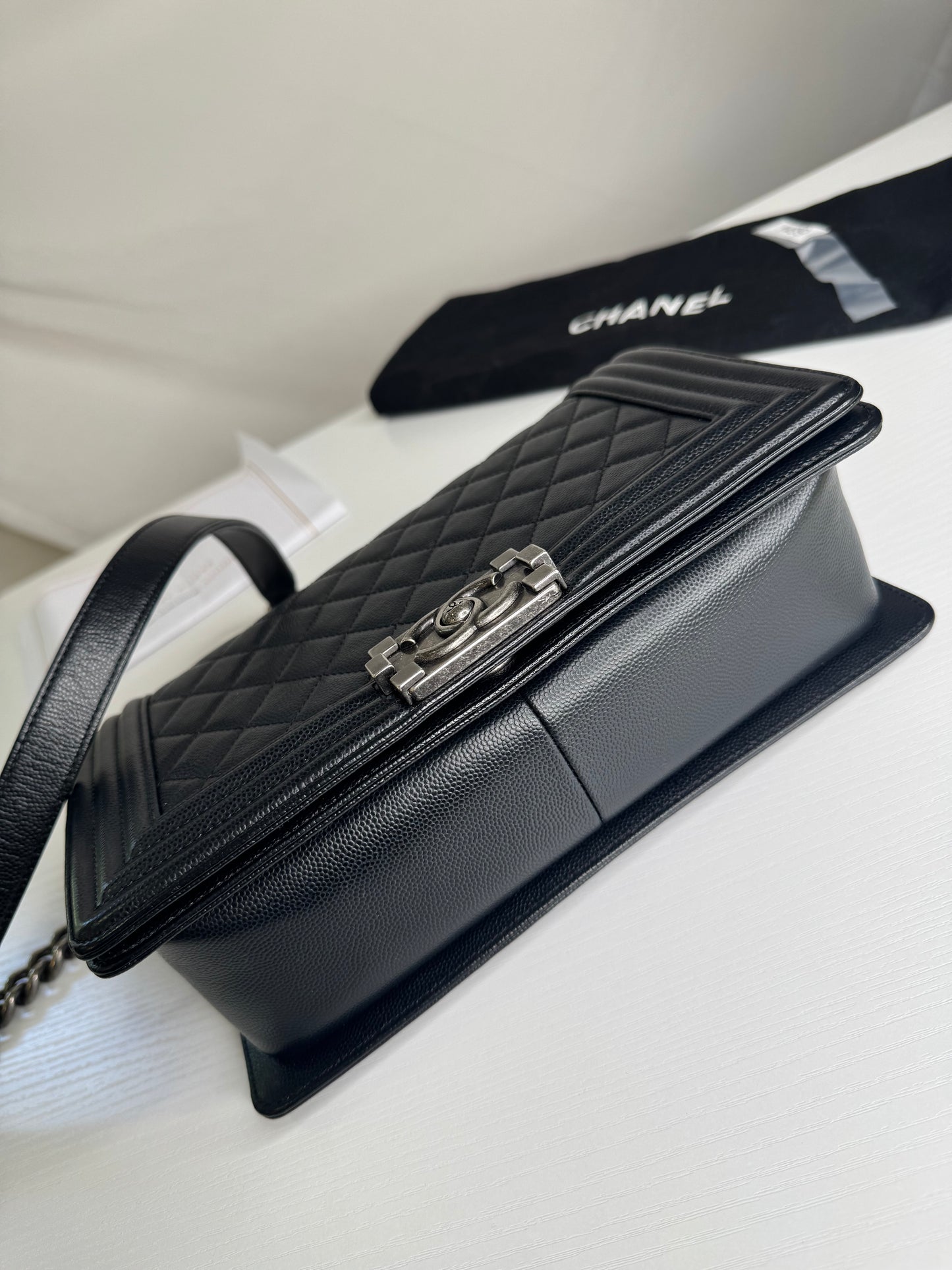 Chanel Caviar Boy Old Medium