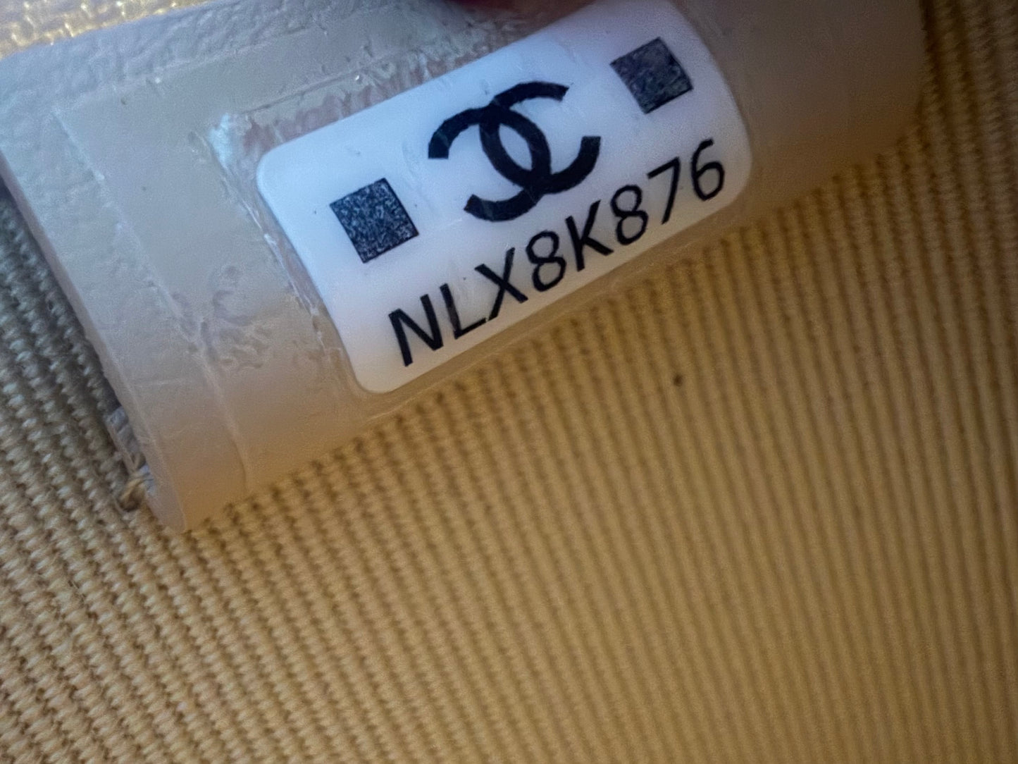 Chanel Caviar Slim Vanity Beige