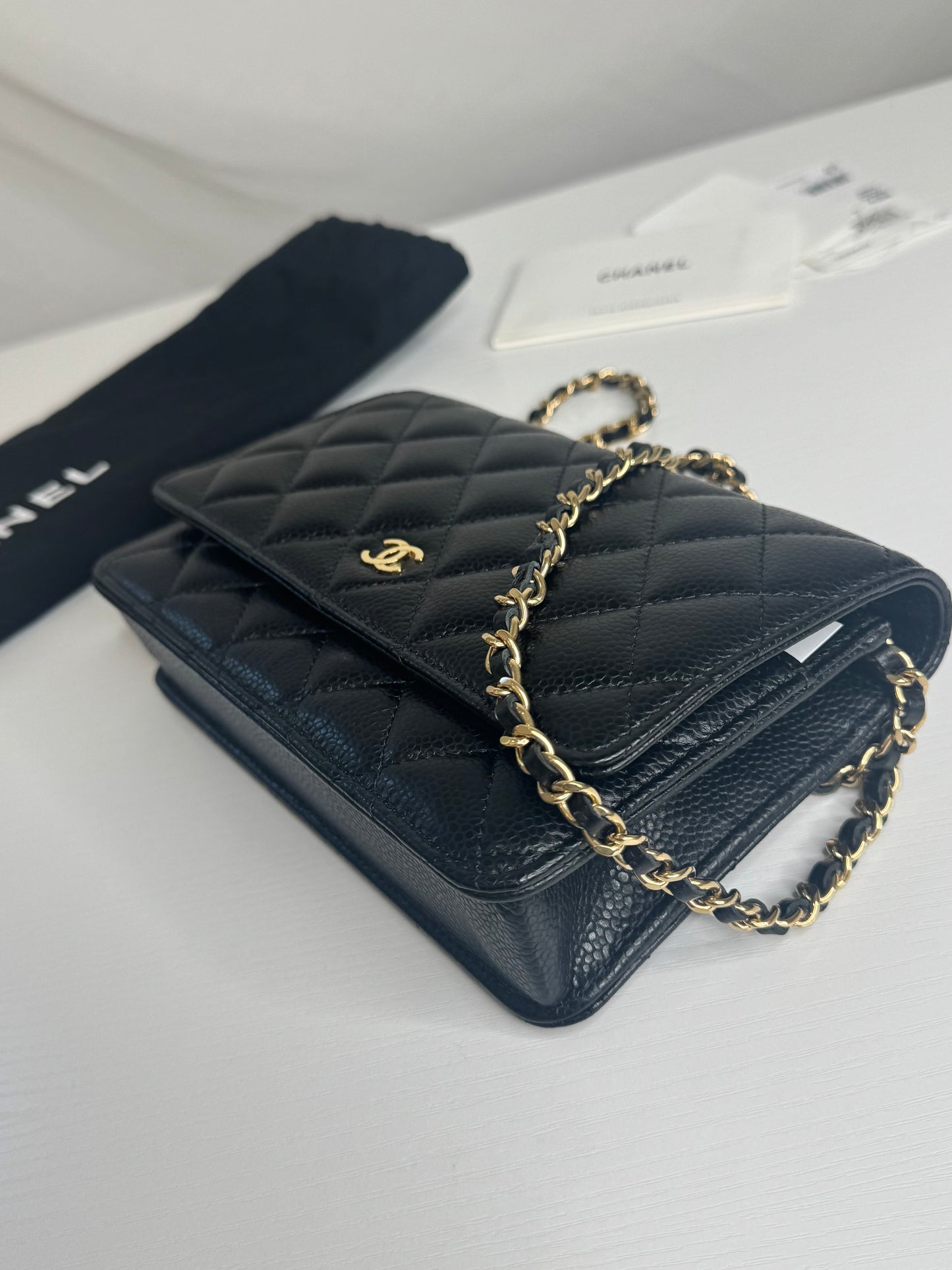 Chanel Caviar WOC GHW