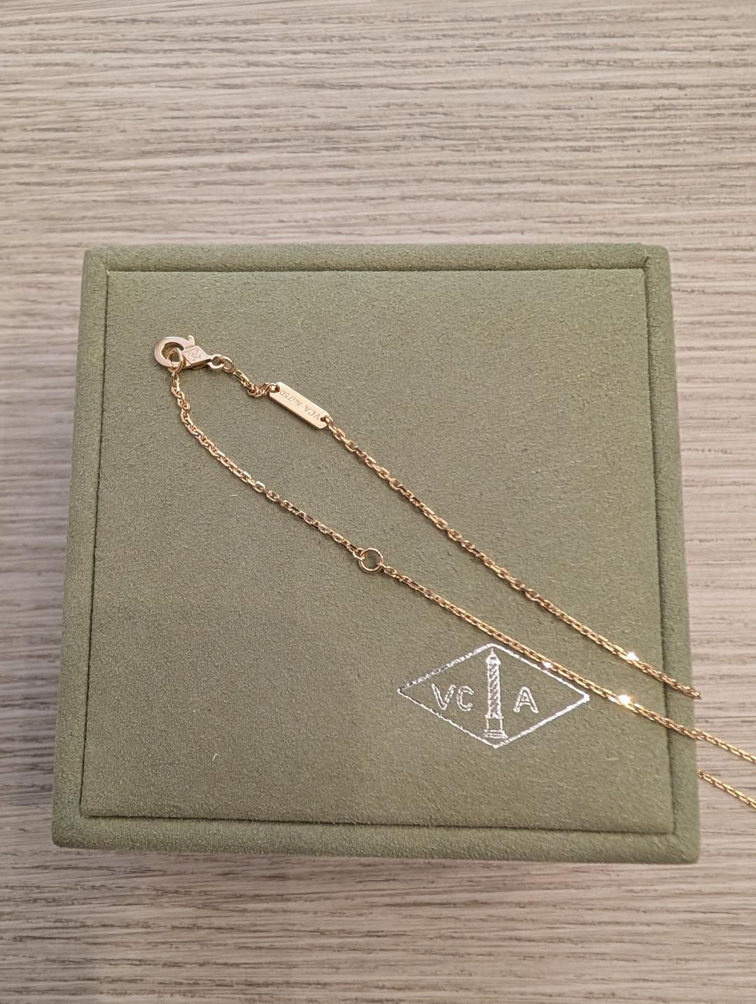 VCA Vintage Blue Agate Necklace