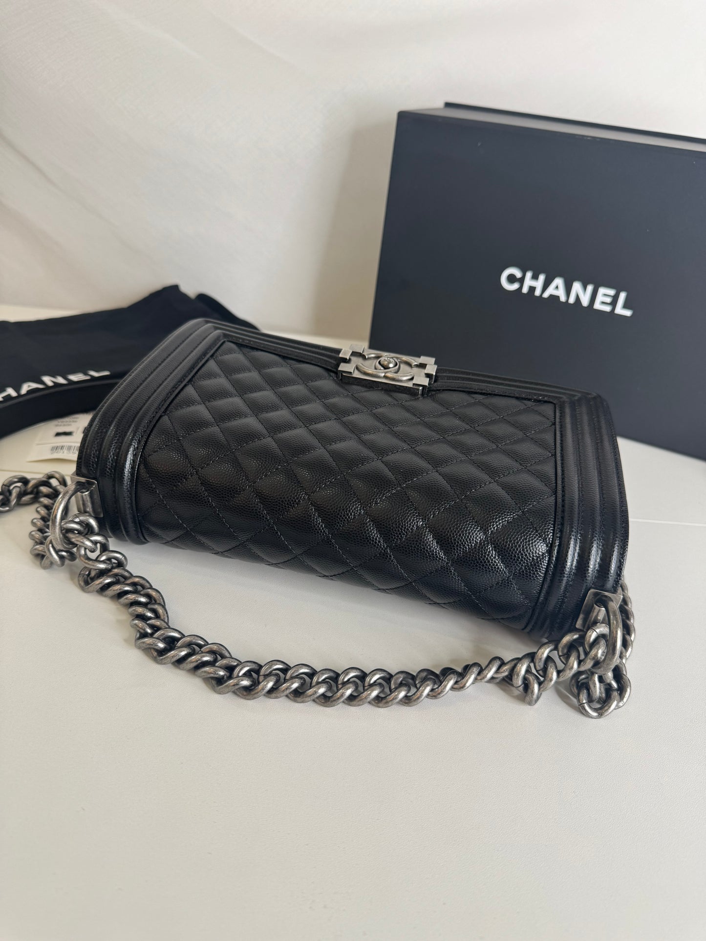 Chanel Caviar Boy Medium