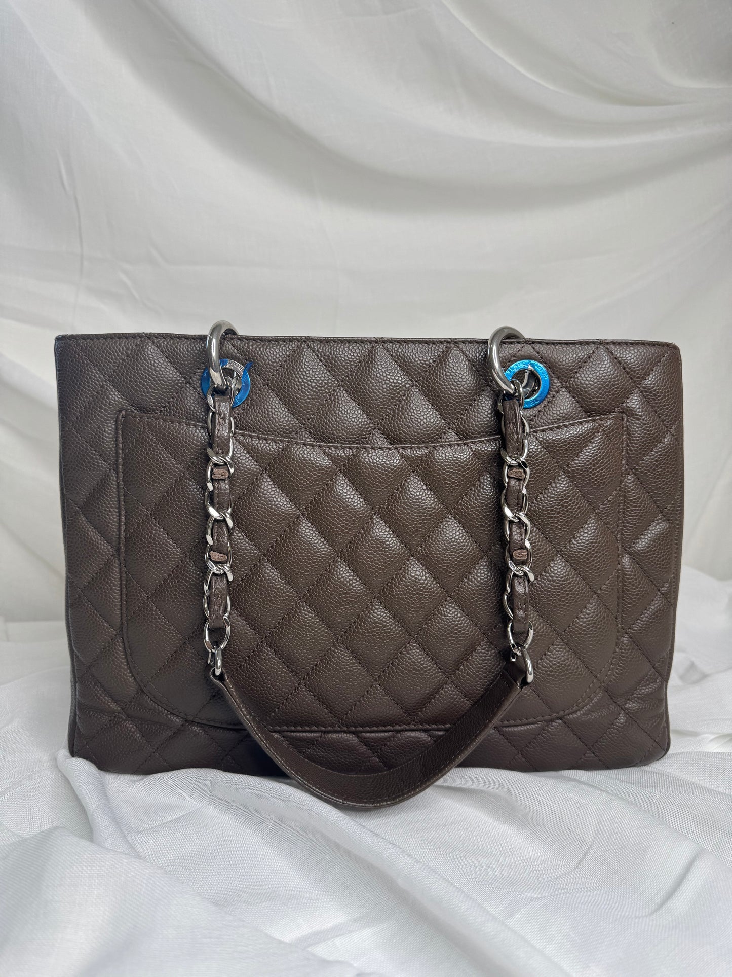 Chanel GST Caviar Taupe (grey/brown) SHW
