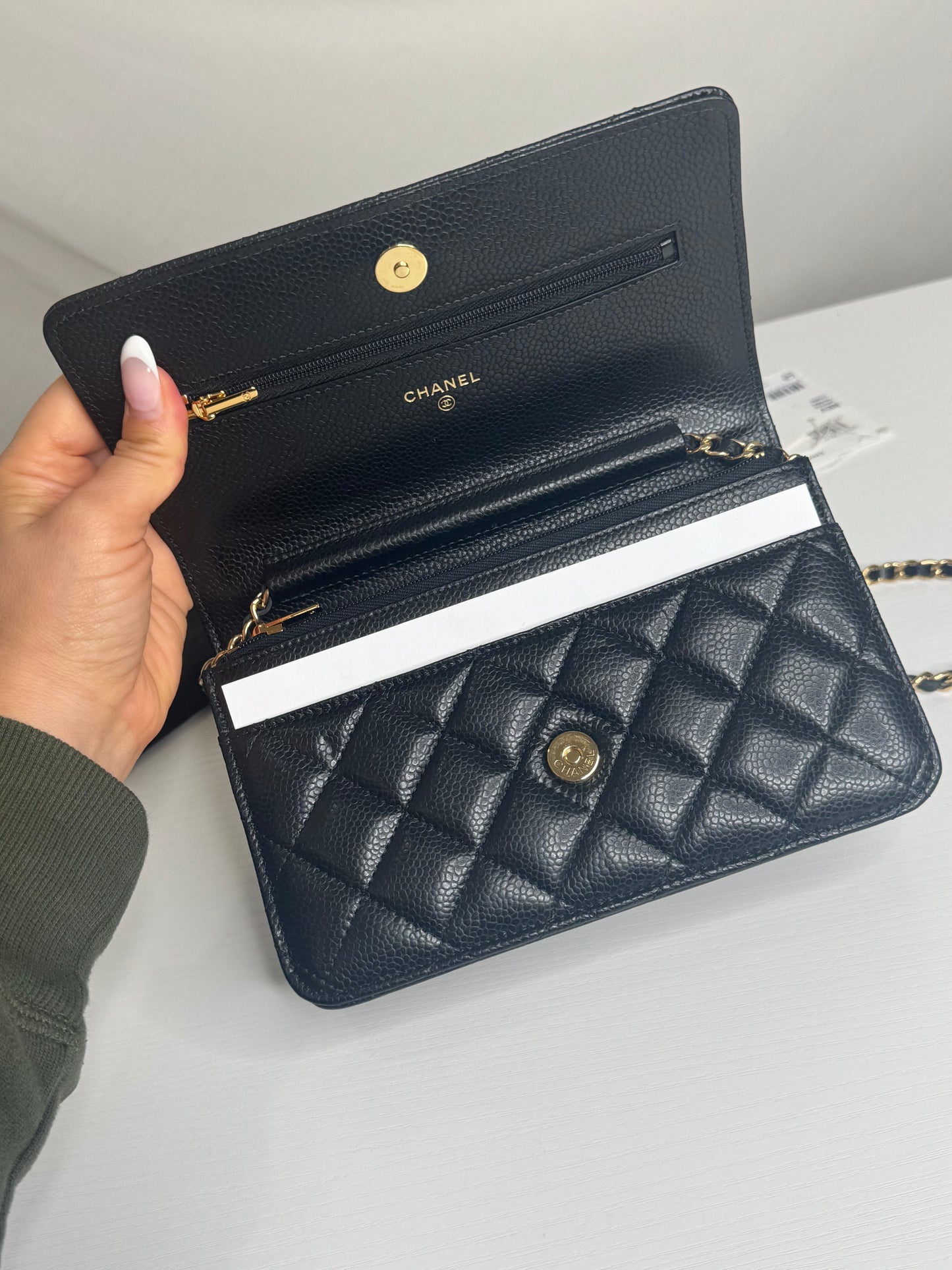 Chanel Caviar WOC GHW