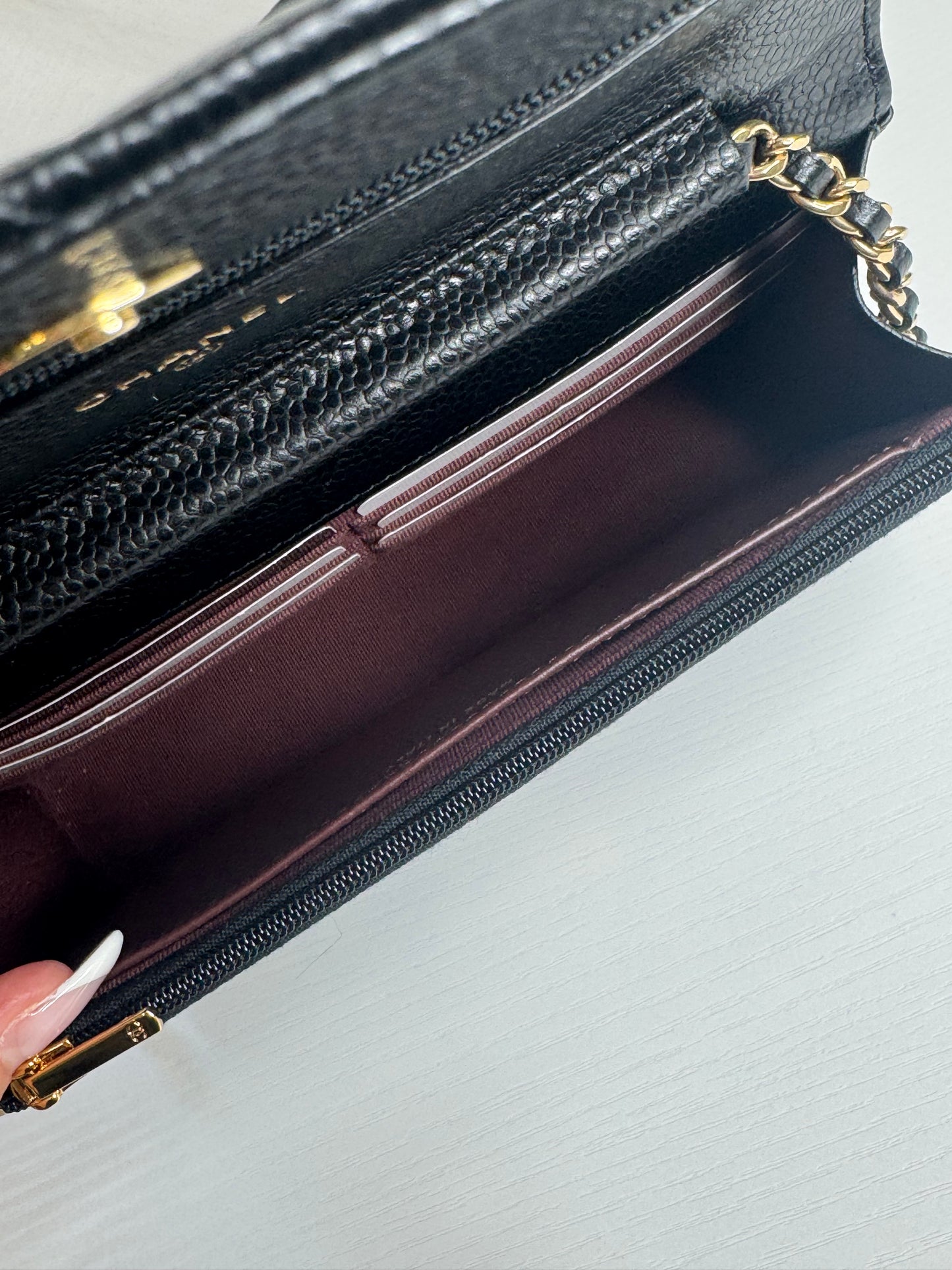 Chanel Caviar WOC GHW