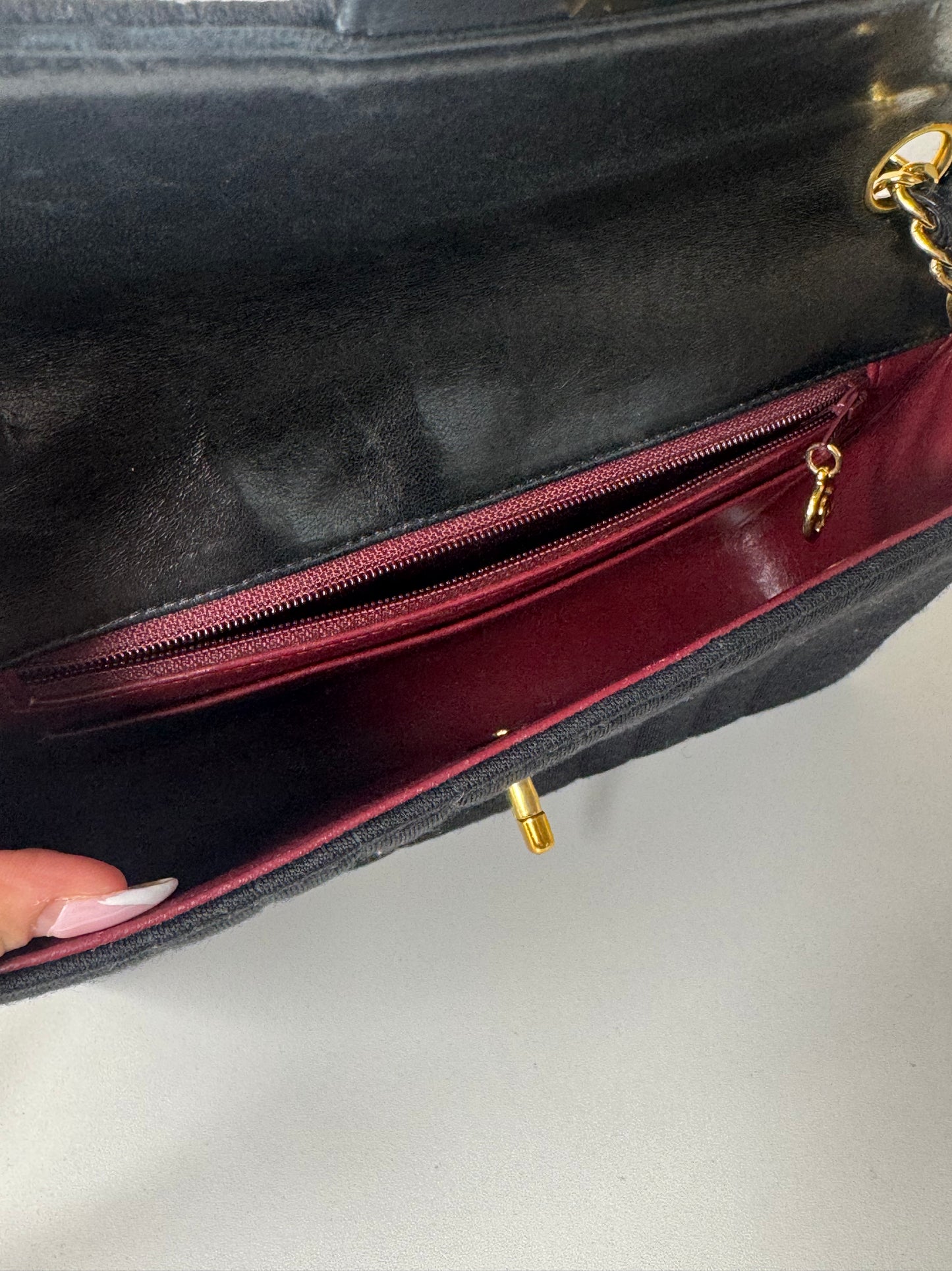 Chanel Vintage Jersey Shoulder