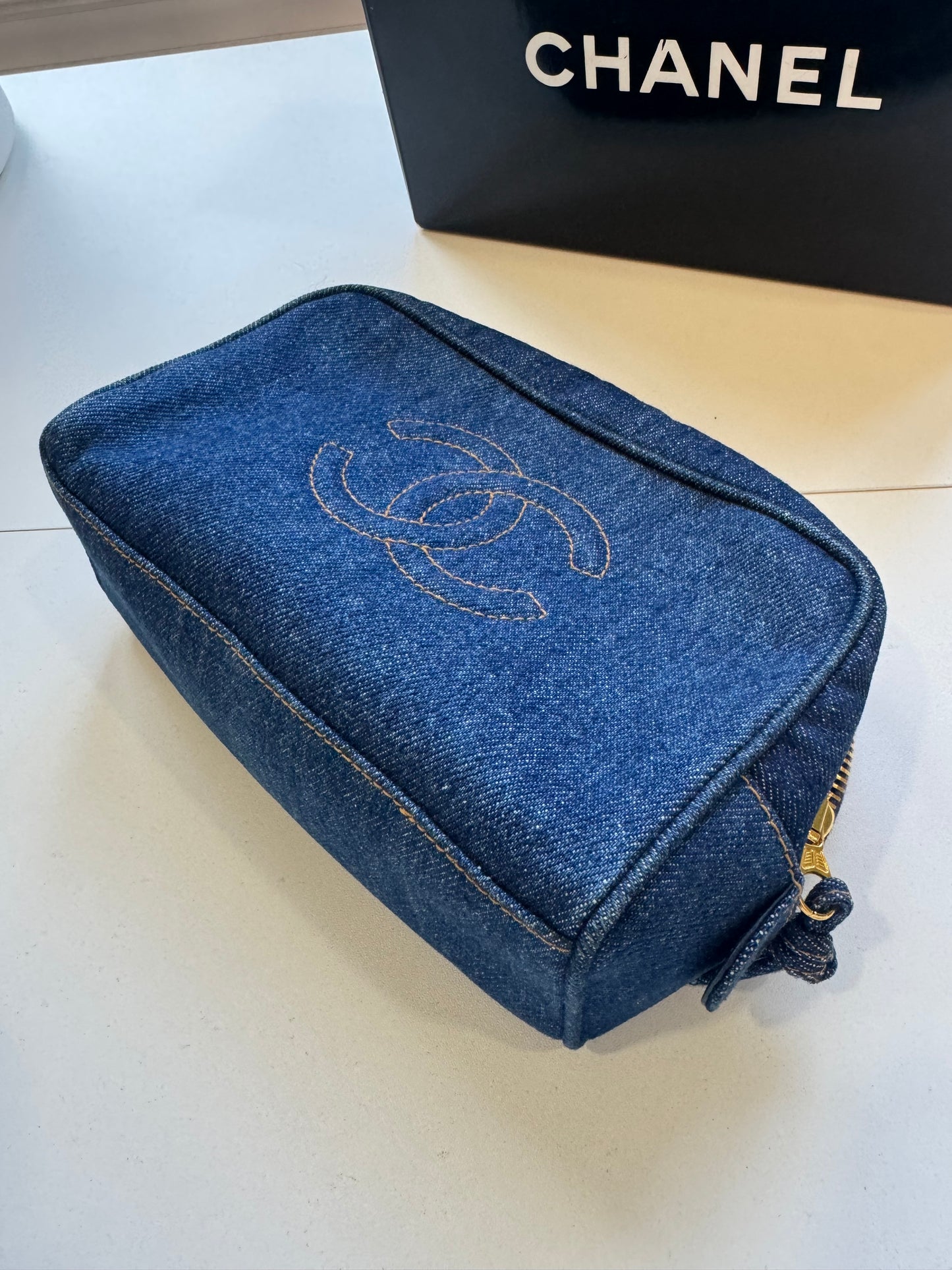 Chanel Denim Pouch