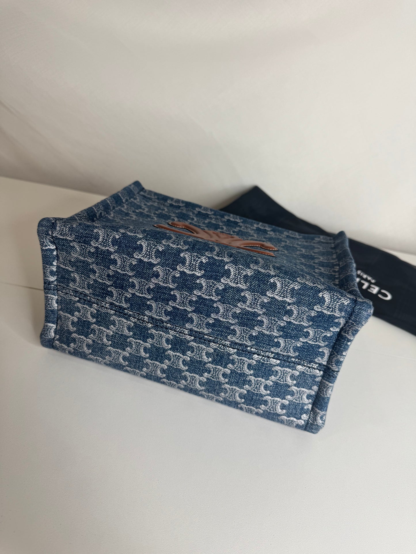 Celine Small Cabas Thais Denim