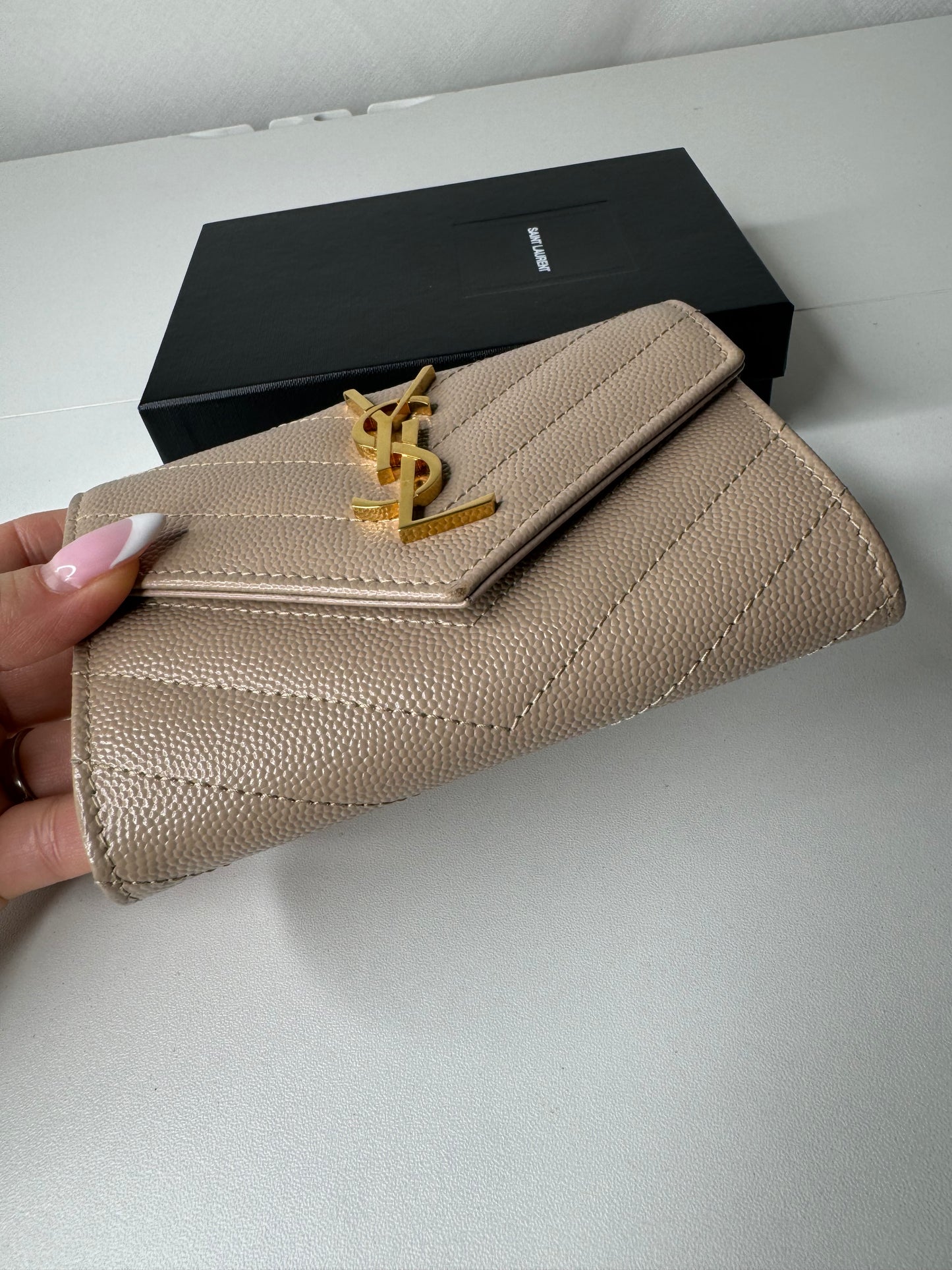 YSL Flap Card Holder