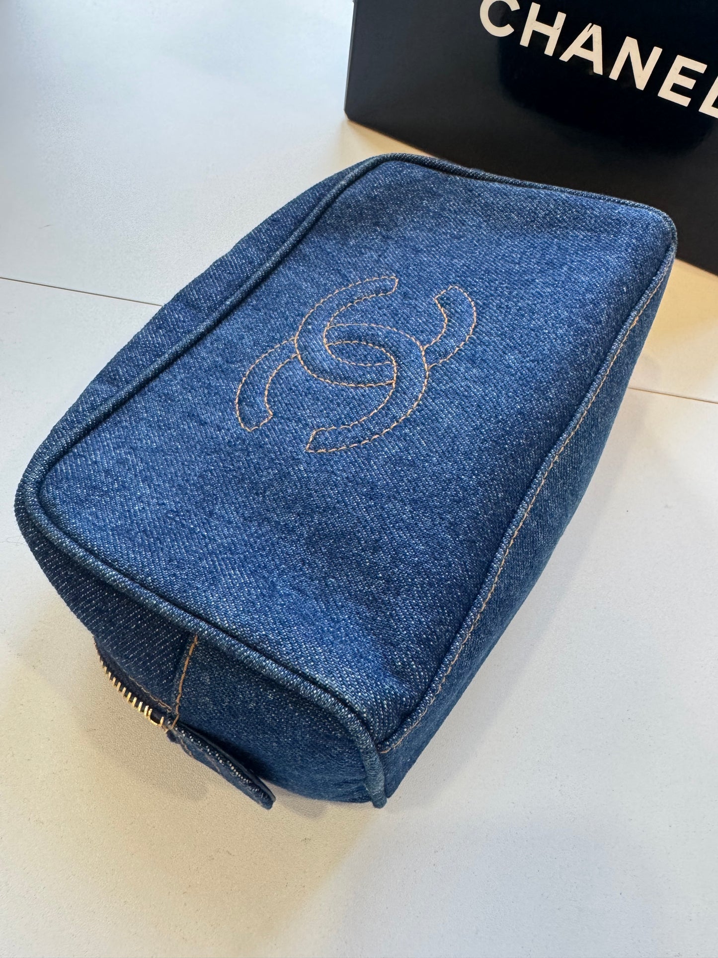 Chanel Denim Pouch