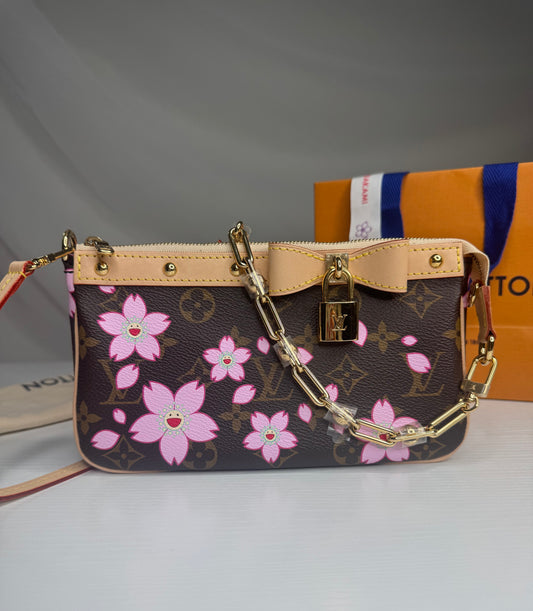 LV Cherry Blossom Pochette
