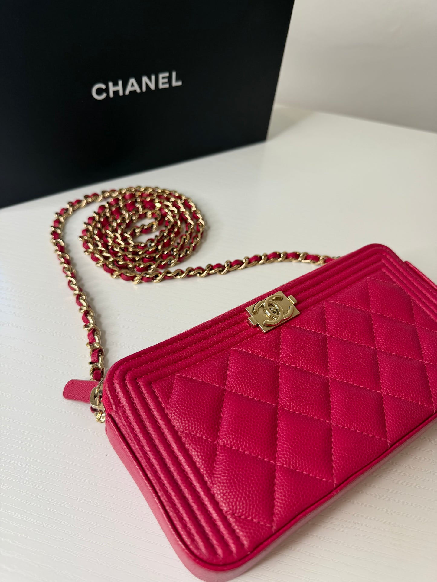 Chanel Caviar Double Zip