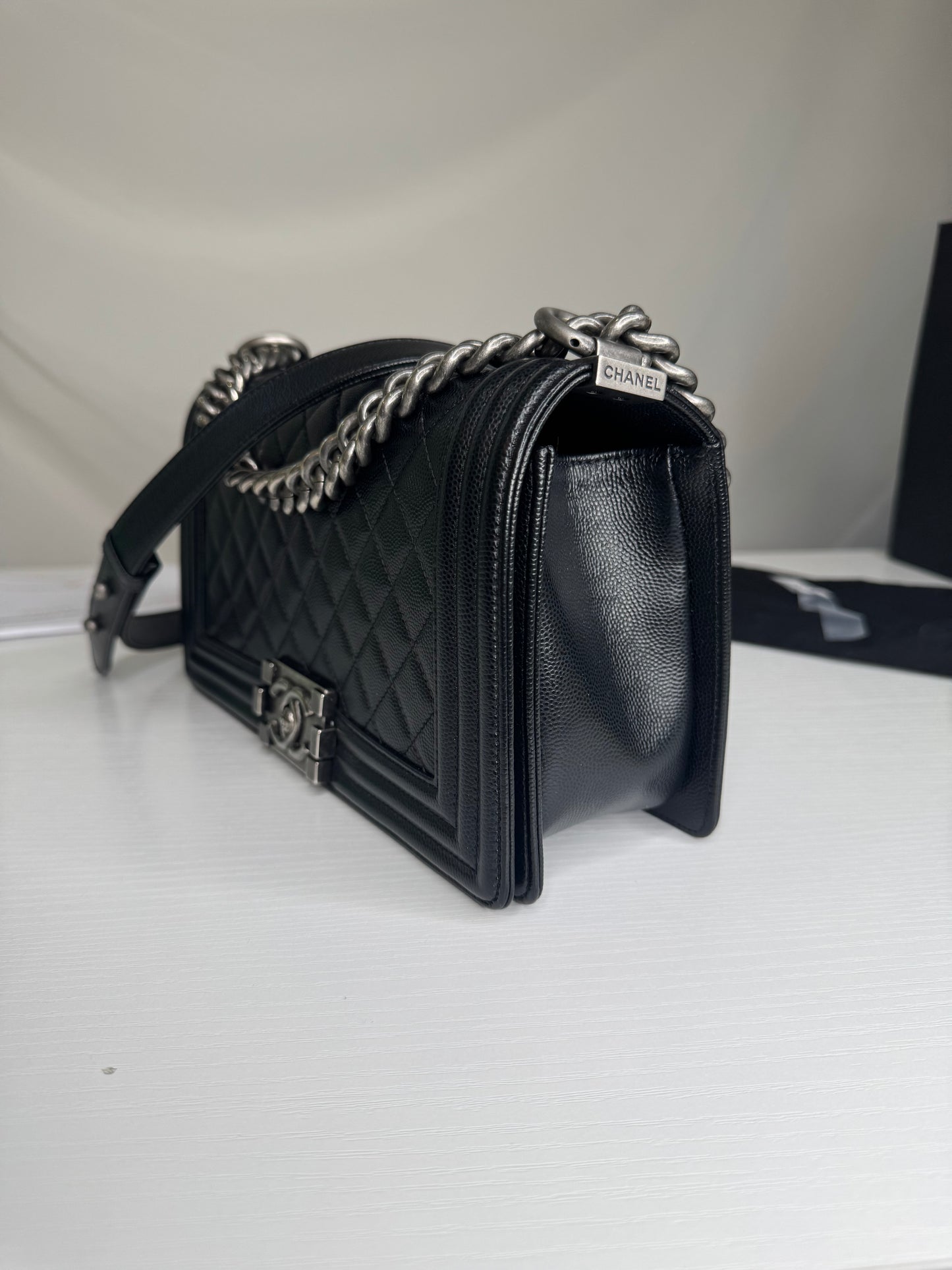 Chanel Caviar Boy Old Medium