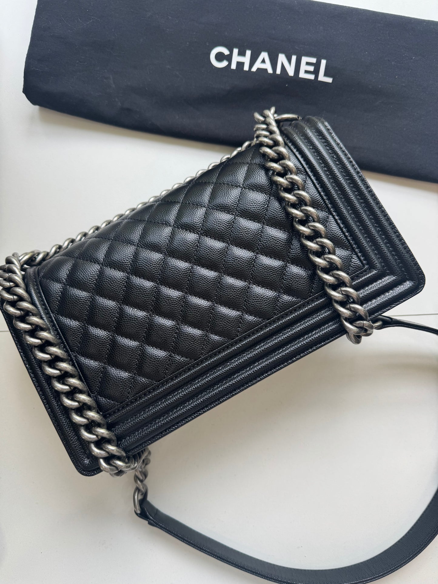 Chanel Caviar Boy Bag Medium