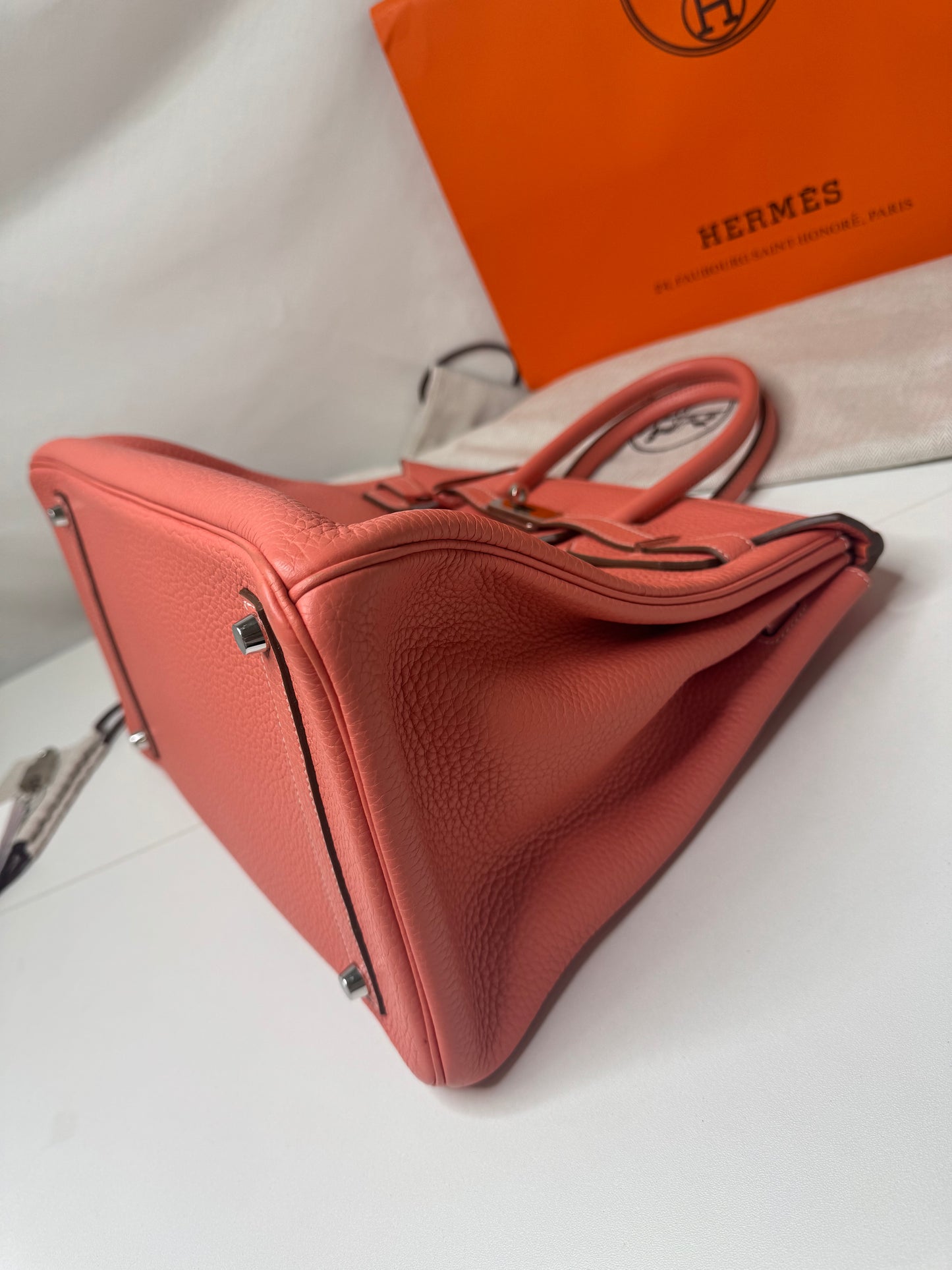 Birkin 35 Coral SHW Togo Leather