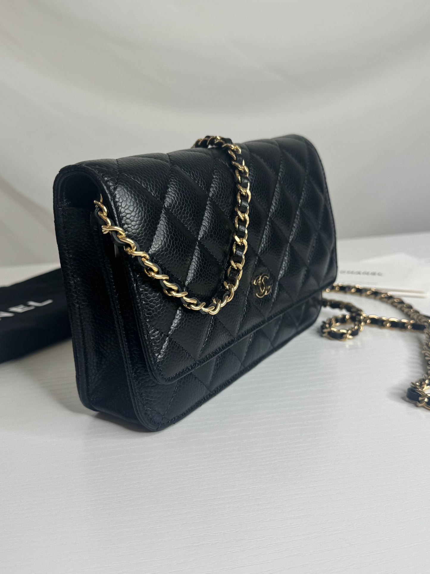 Chanel Caviar WOC GHW