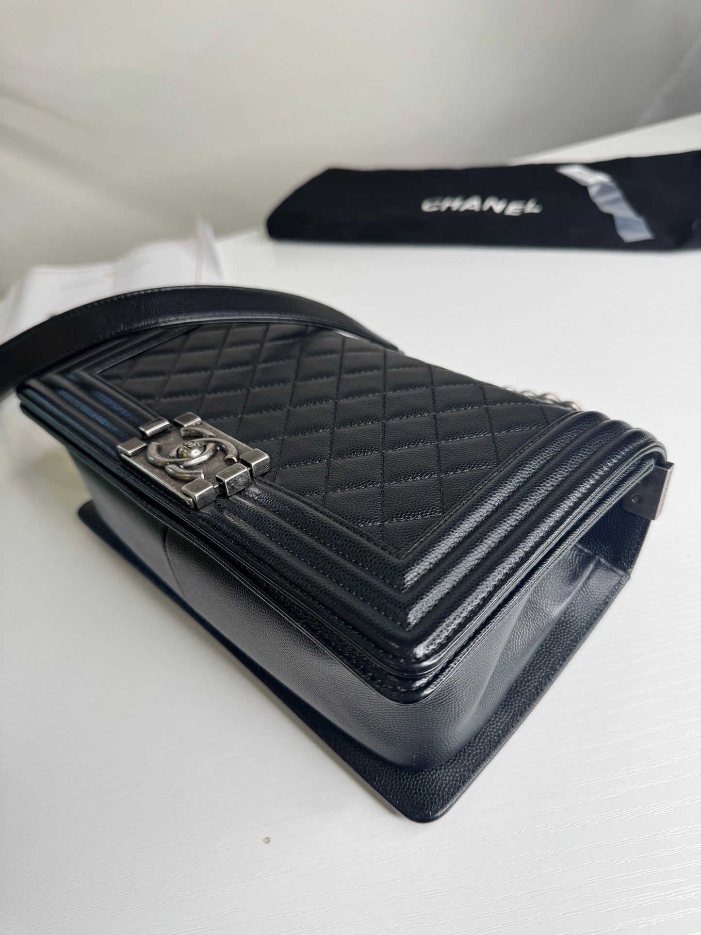 Chanel Caviar Boy Old Medium