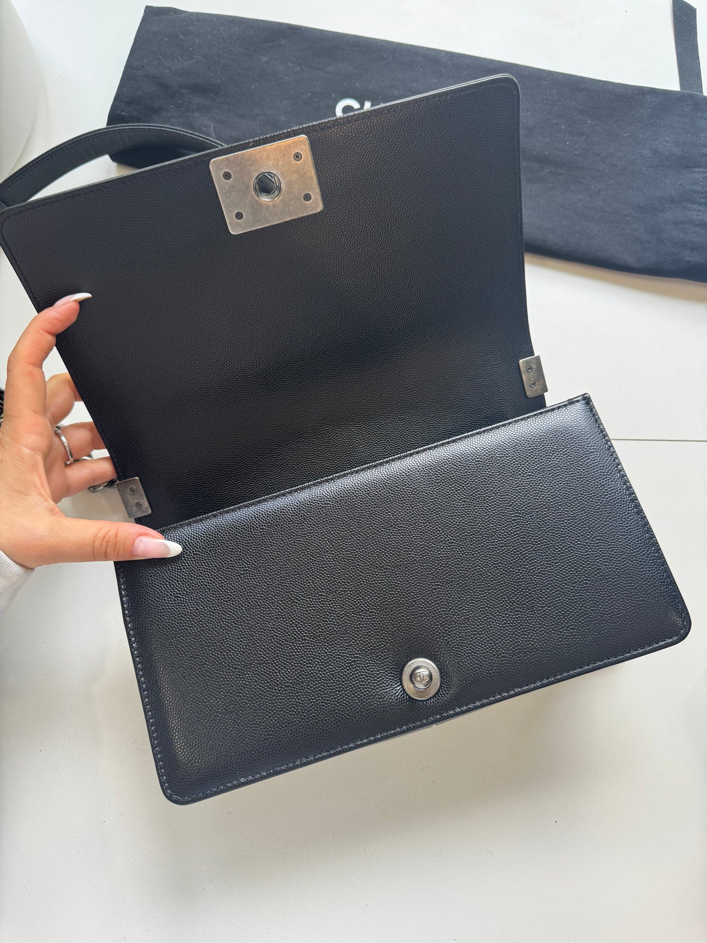 Chanel Caviar Boy Bag Medium