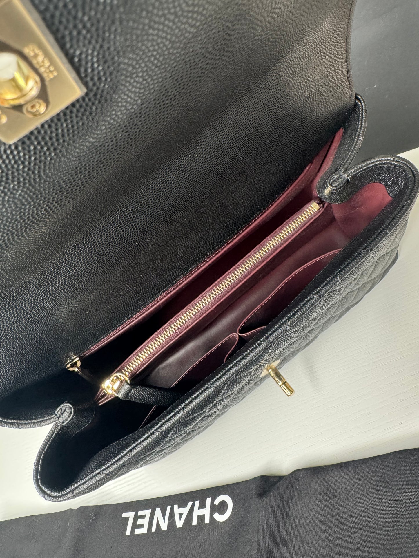 Chanel Caviar Coco Medium GHW