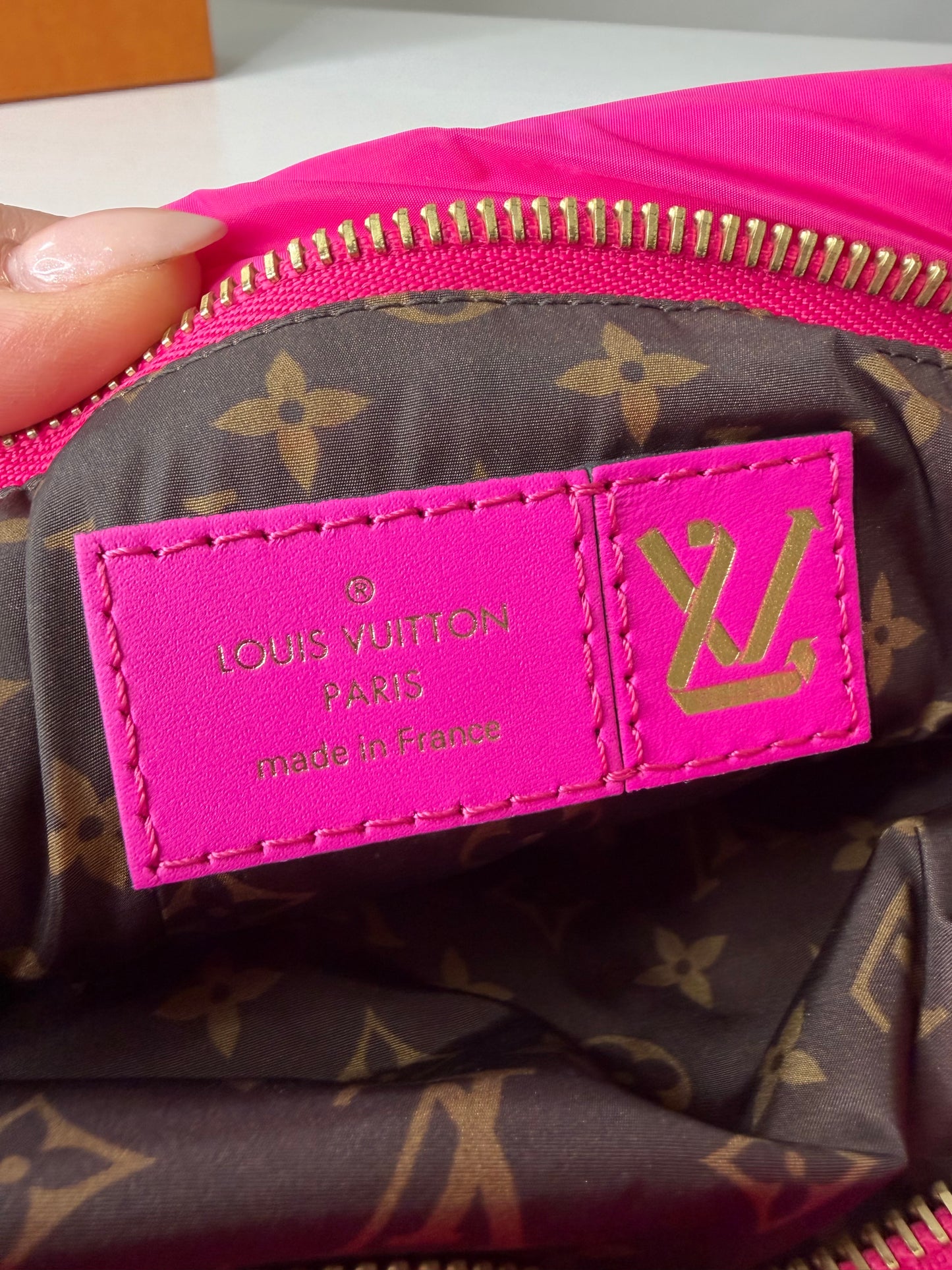 LV Pillow Pochette Pink
