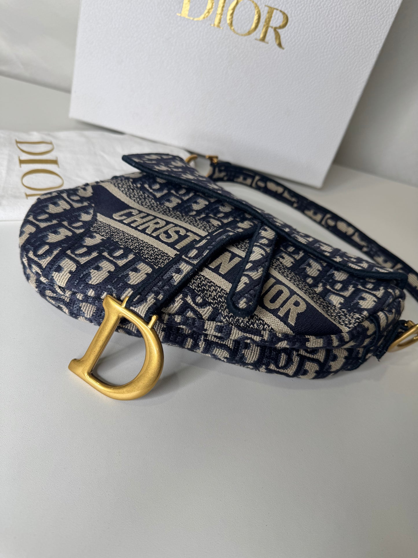 Dior Saddle Oblique Canvas