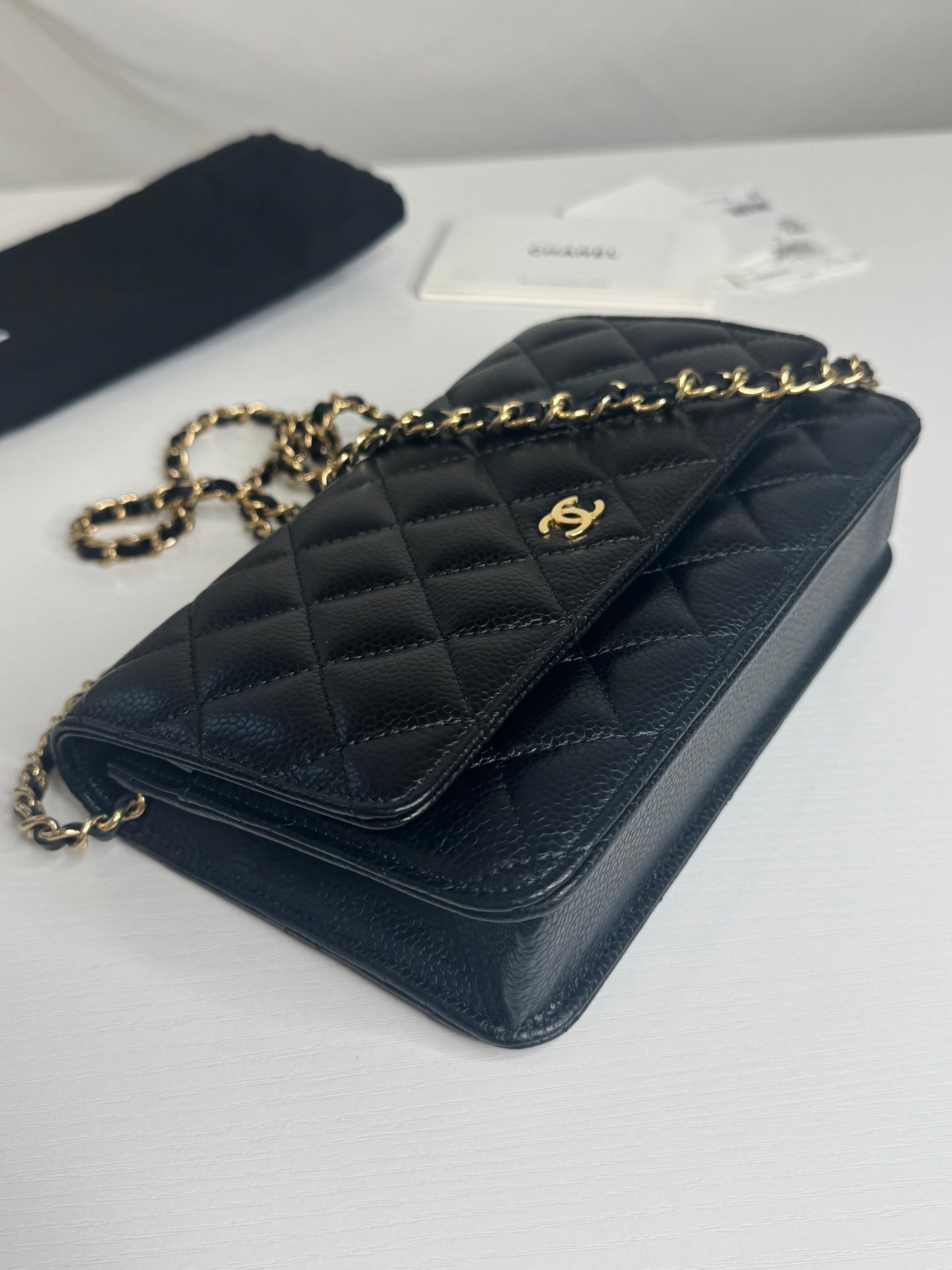 Chanel Caviar WOC GHW