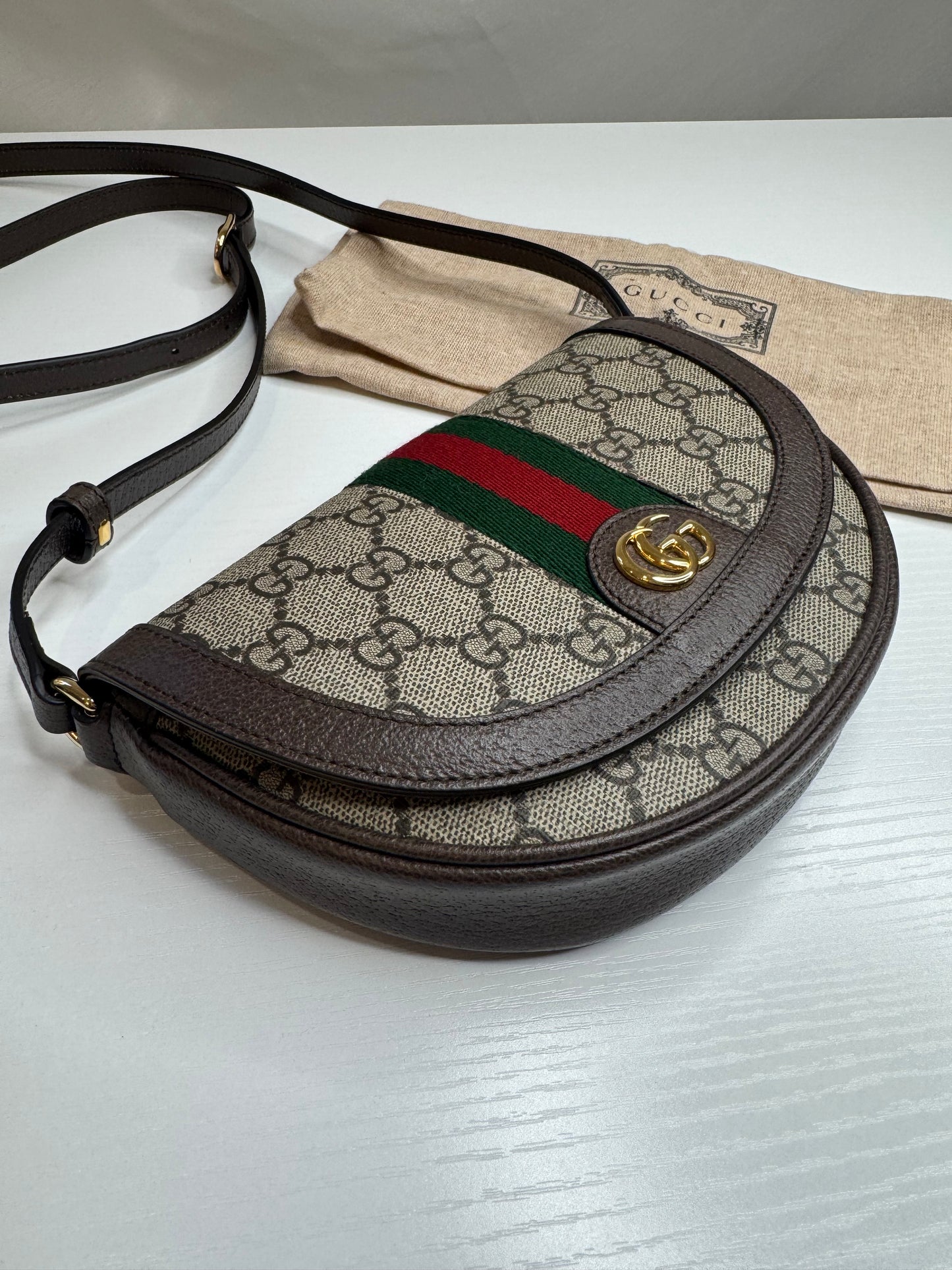 Gucci Ophidia Half Moon Crossbody