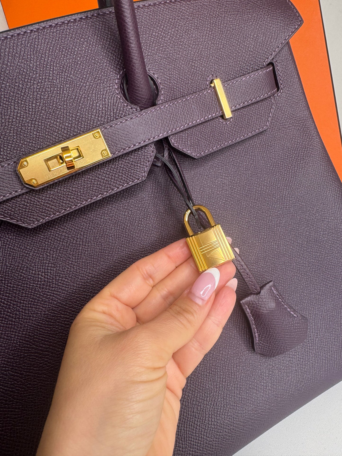 Hermes Birkin 35 Raisin GHW