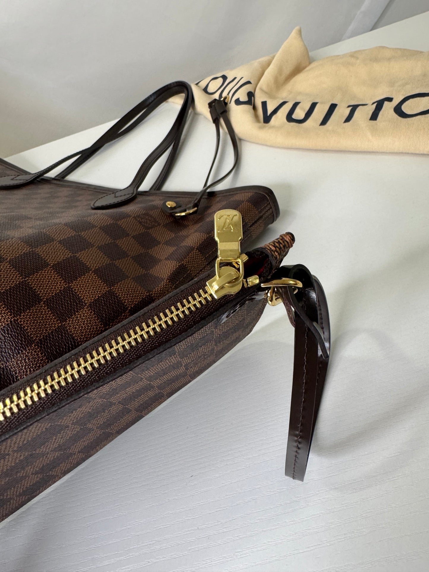 Neverfull DE Red with Pouch