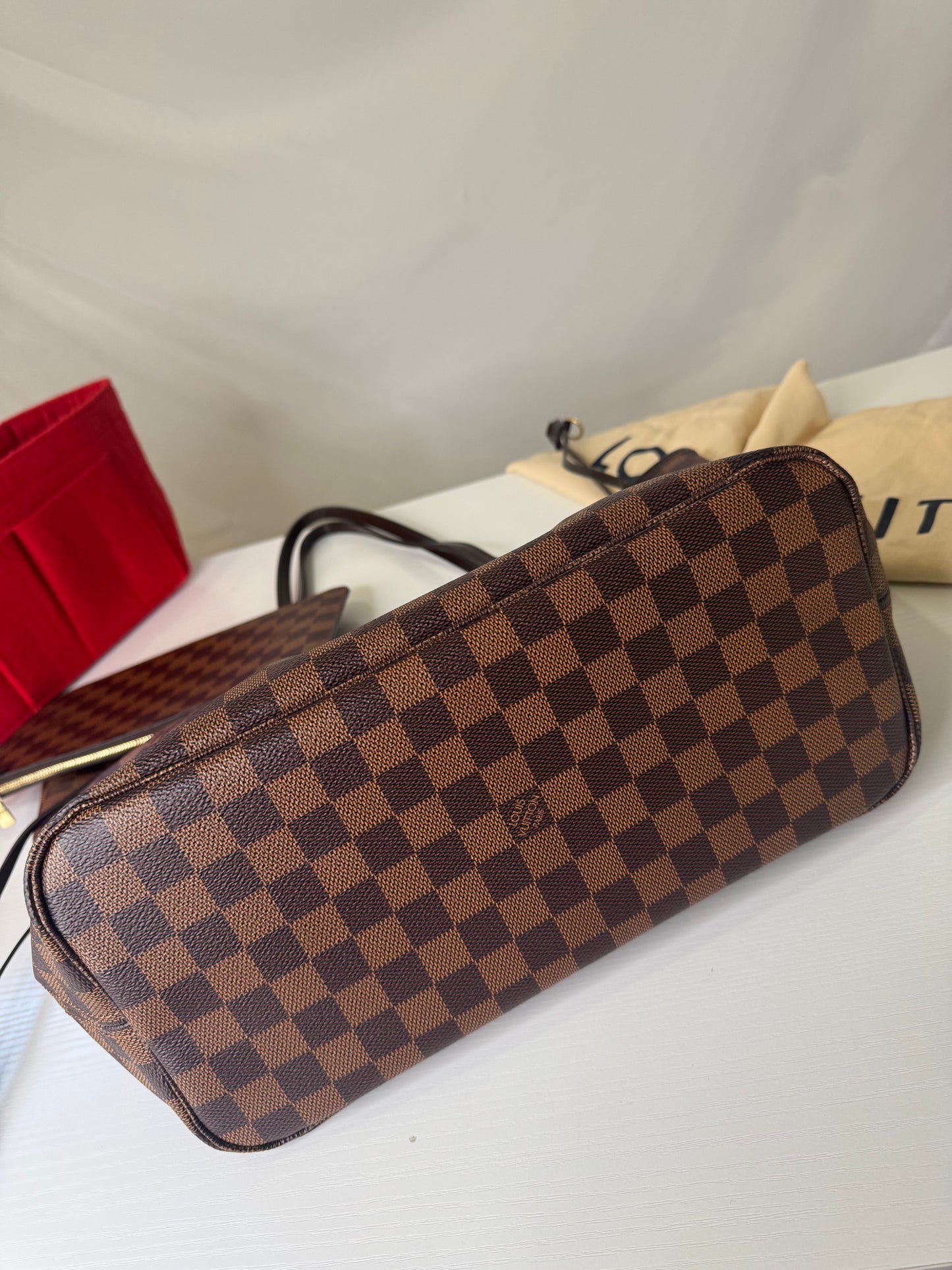 Neverfull DE Red with Pouch
