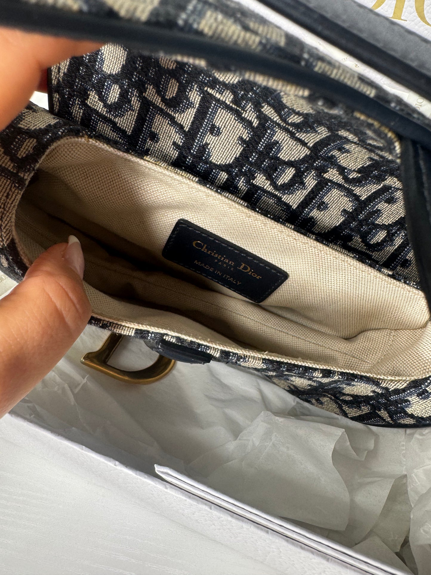 Dior Mini Oblique Saddle