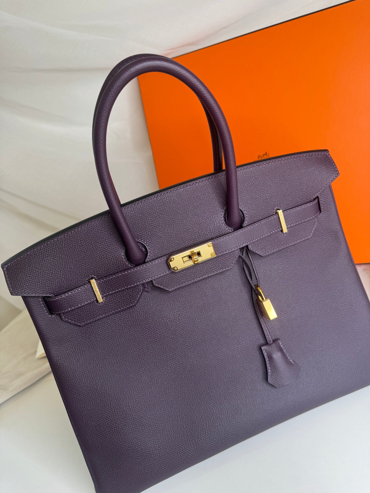 Hermes Birkin 35 Raisin GHW