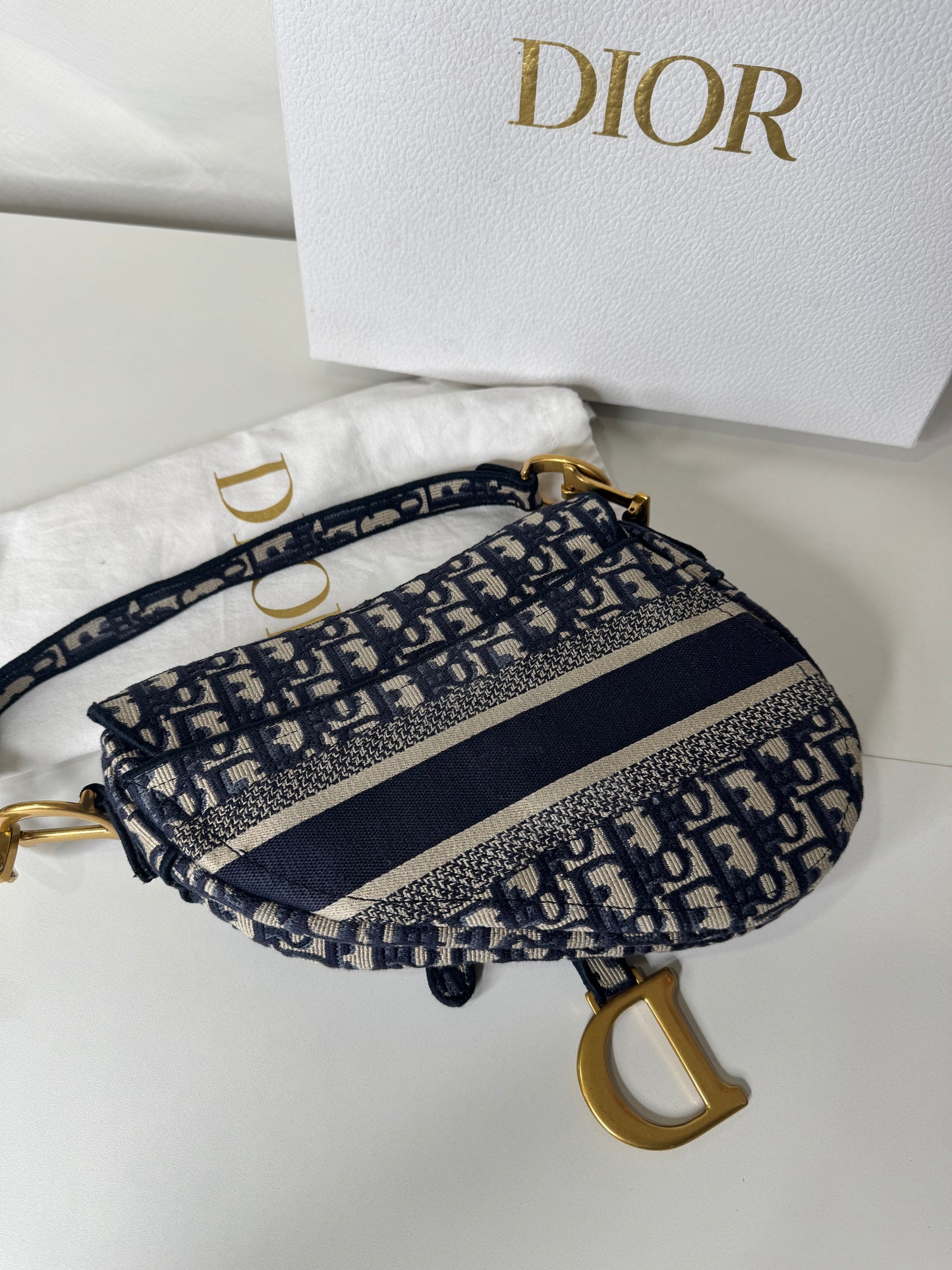 Dior Saddle Oblique Canvas
