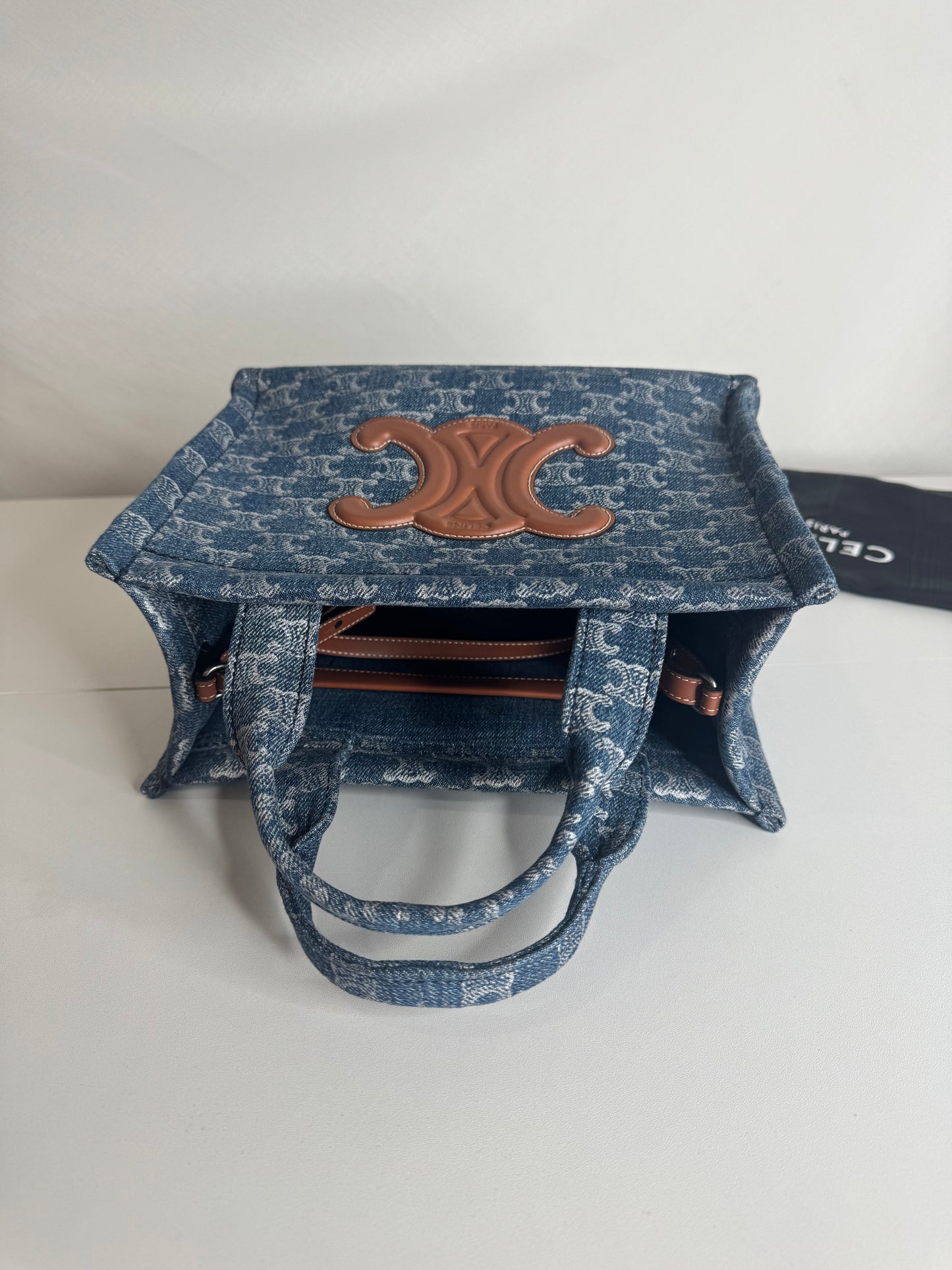 Celine Small Cabas Thais Denim