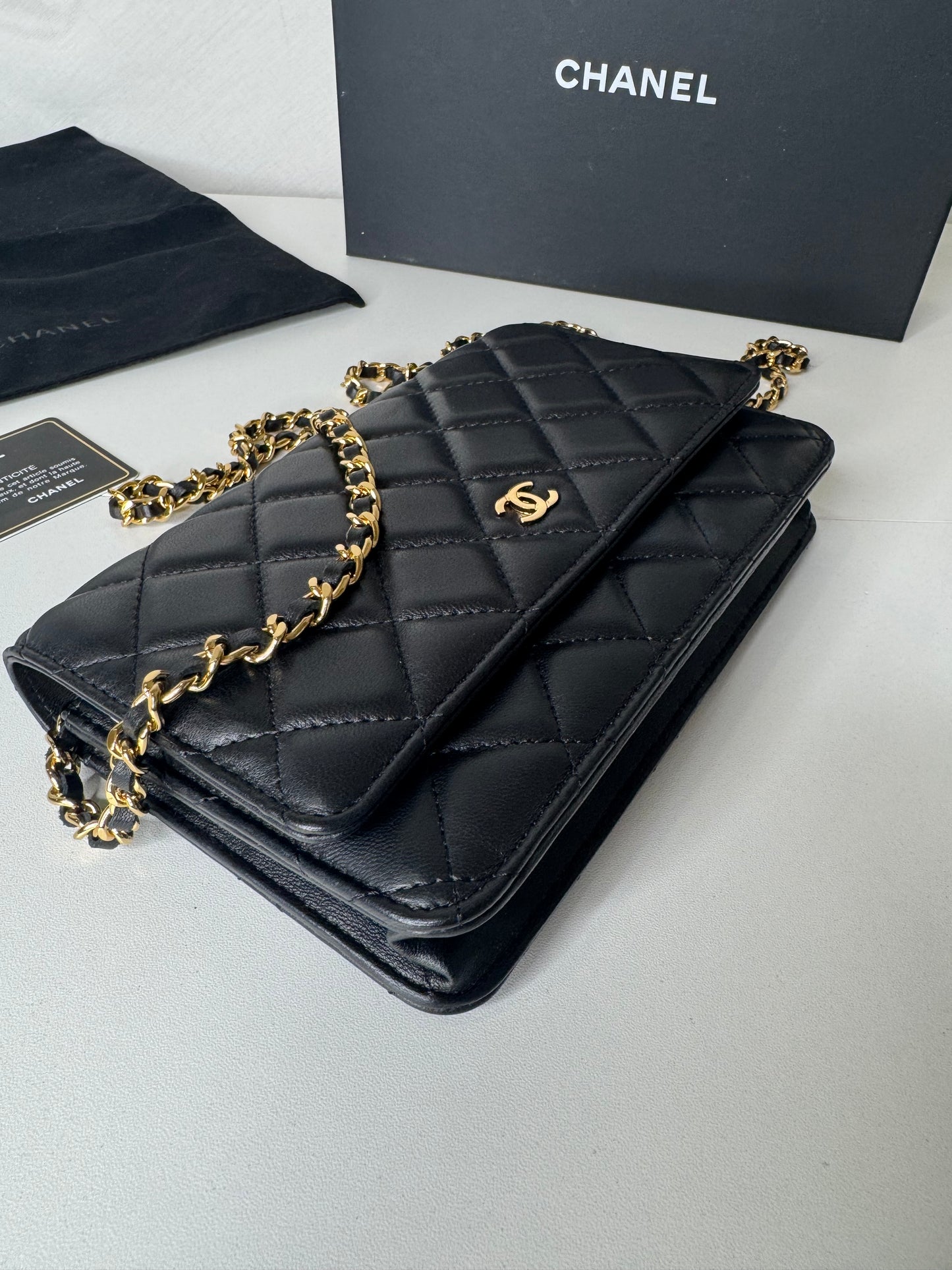 Chanel WOC Lambskin GHW