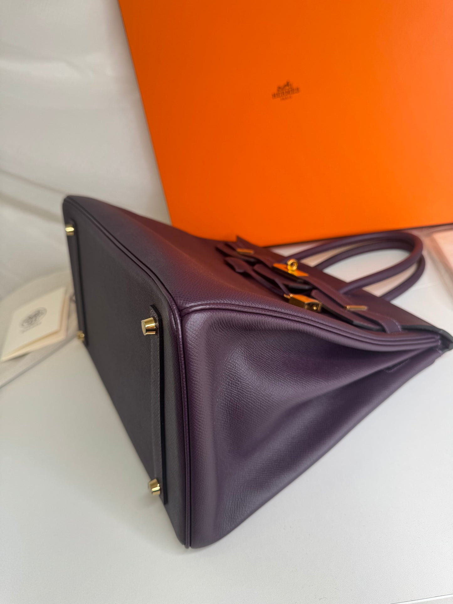 Hermes Birkin 35 Raisin GHW