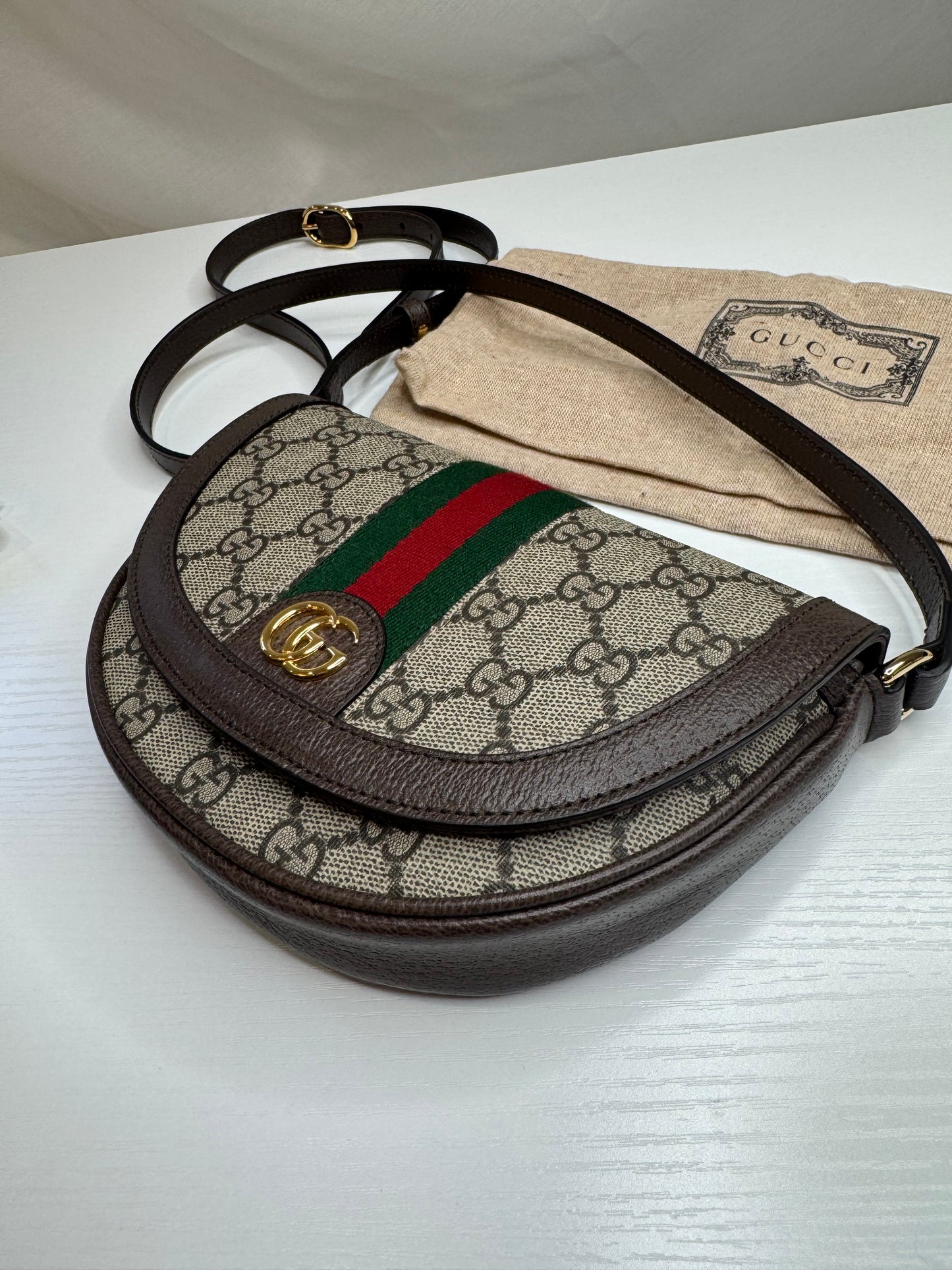 Gucci Ophidia Half Moon Crossbody