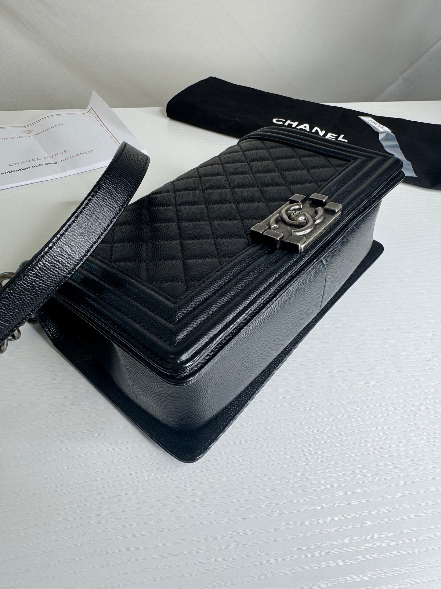 Chanel Caviar Boy Old Medium