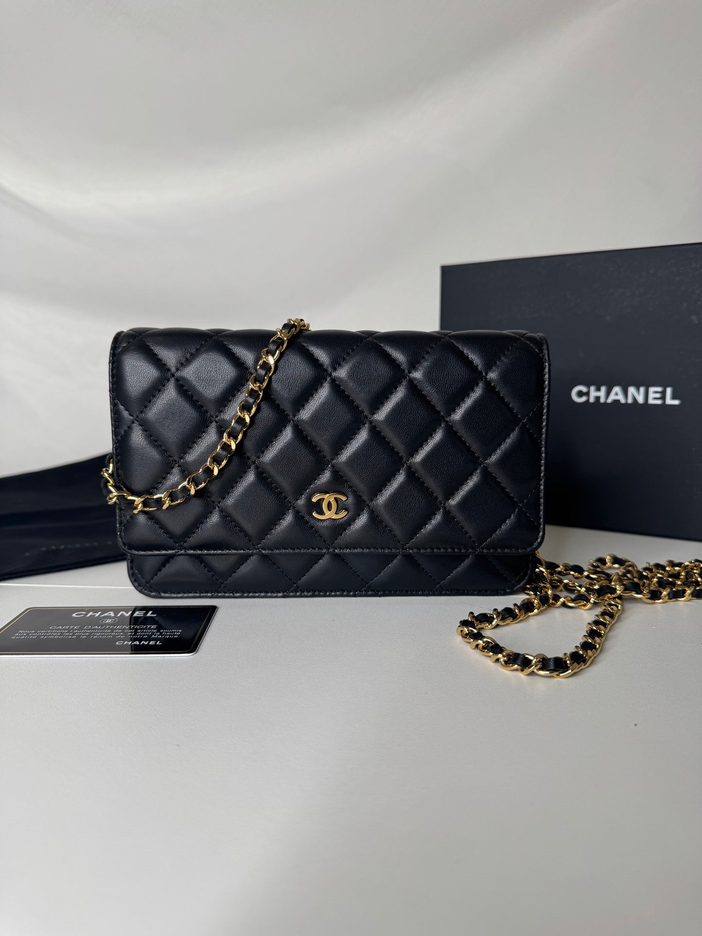 Chanel WOC Lambskin GHW