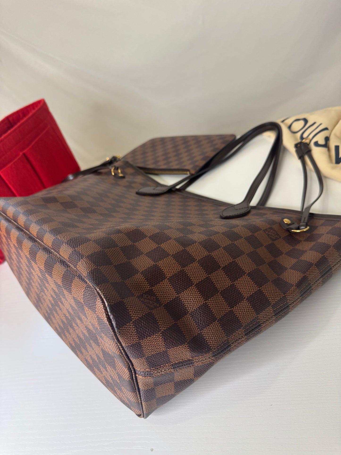 Neverfull DE Red with Pouch