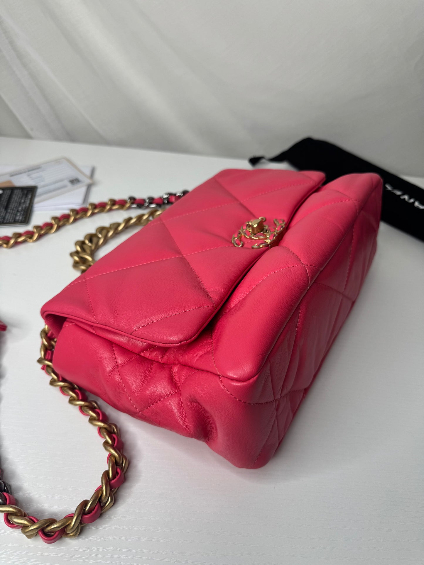 Chanel 19 Large Pink