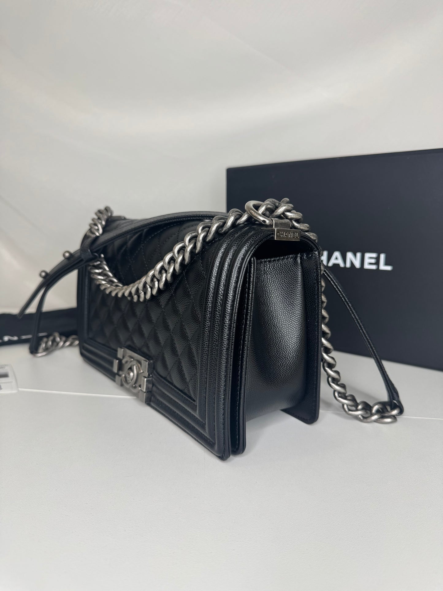 Chanel Caviar Boy Medium