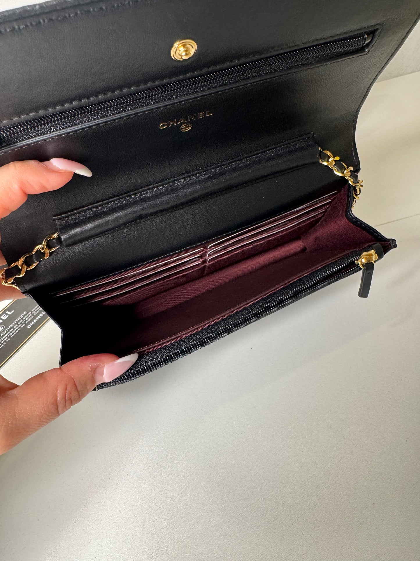 Chanel WOC Lambskin GHW