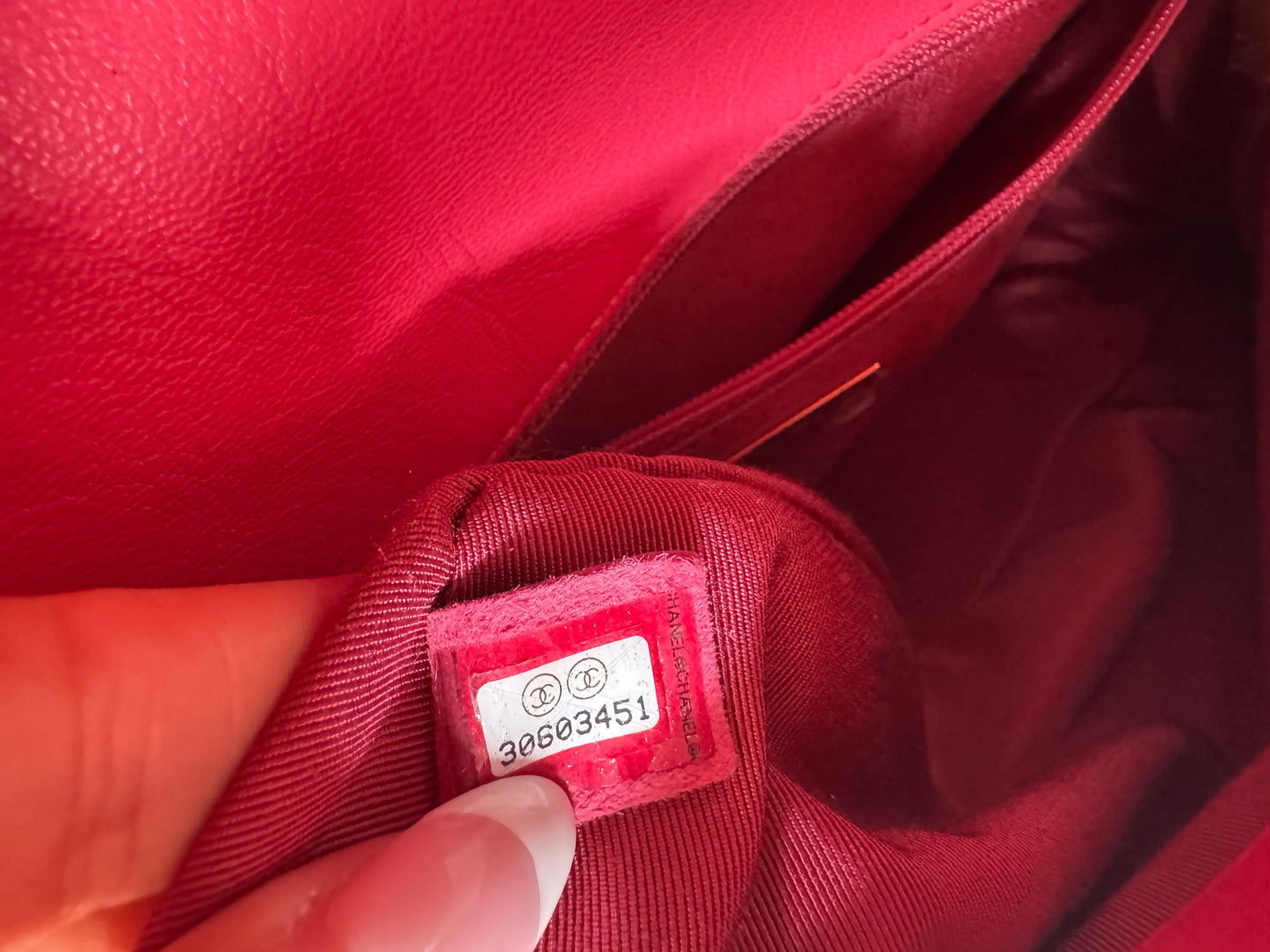 Chanel 19 Large Pink