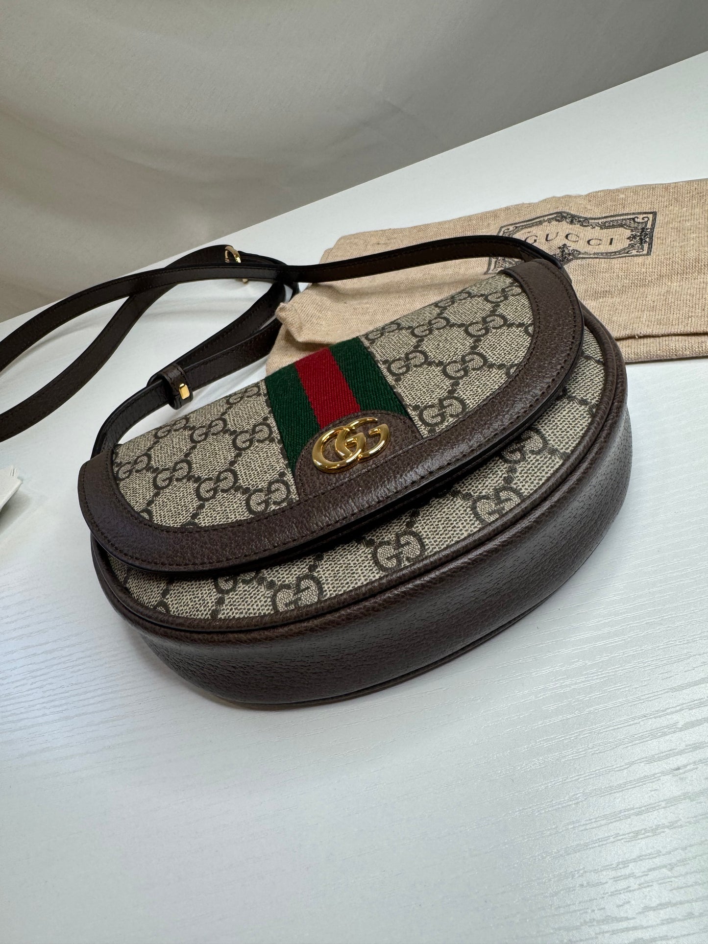 Gucci Ophidia Half Moon Crossbody