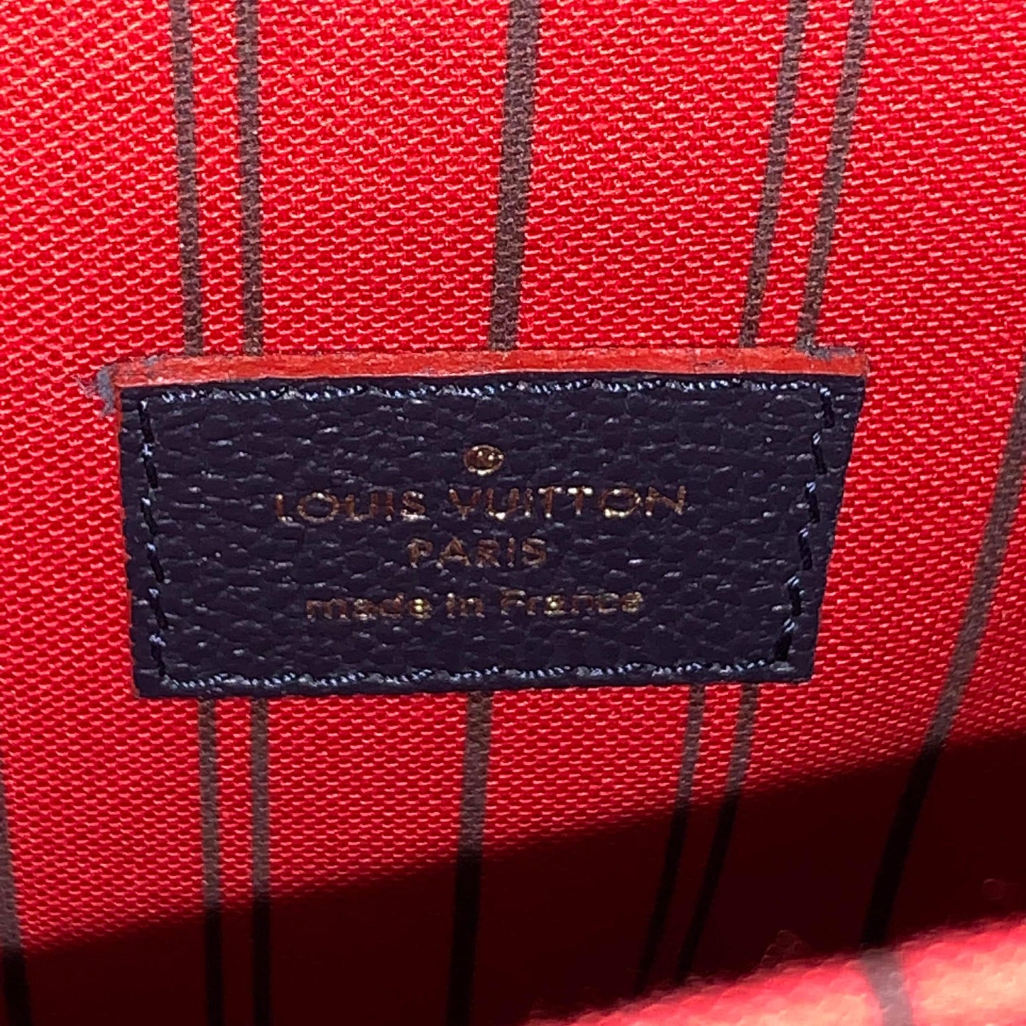SOLD!!Pochette Métis Marine Rouge