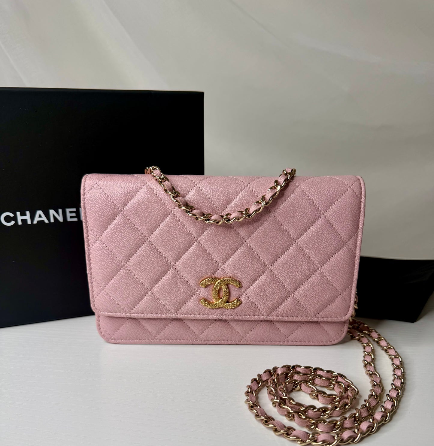 Chanel Caviar Pink WOC