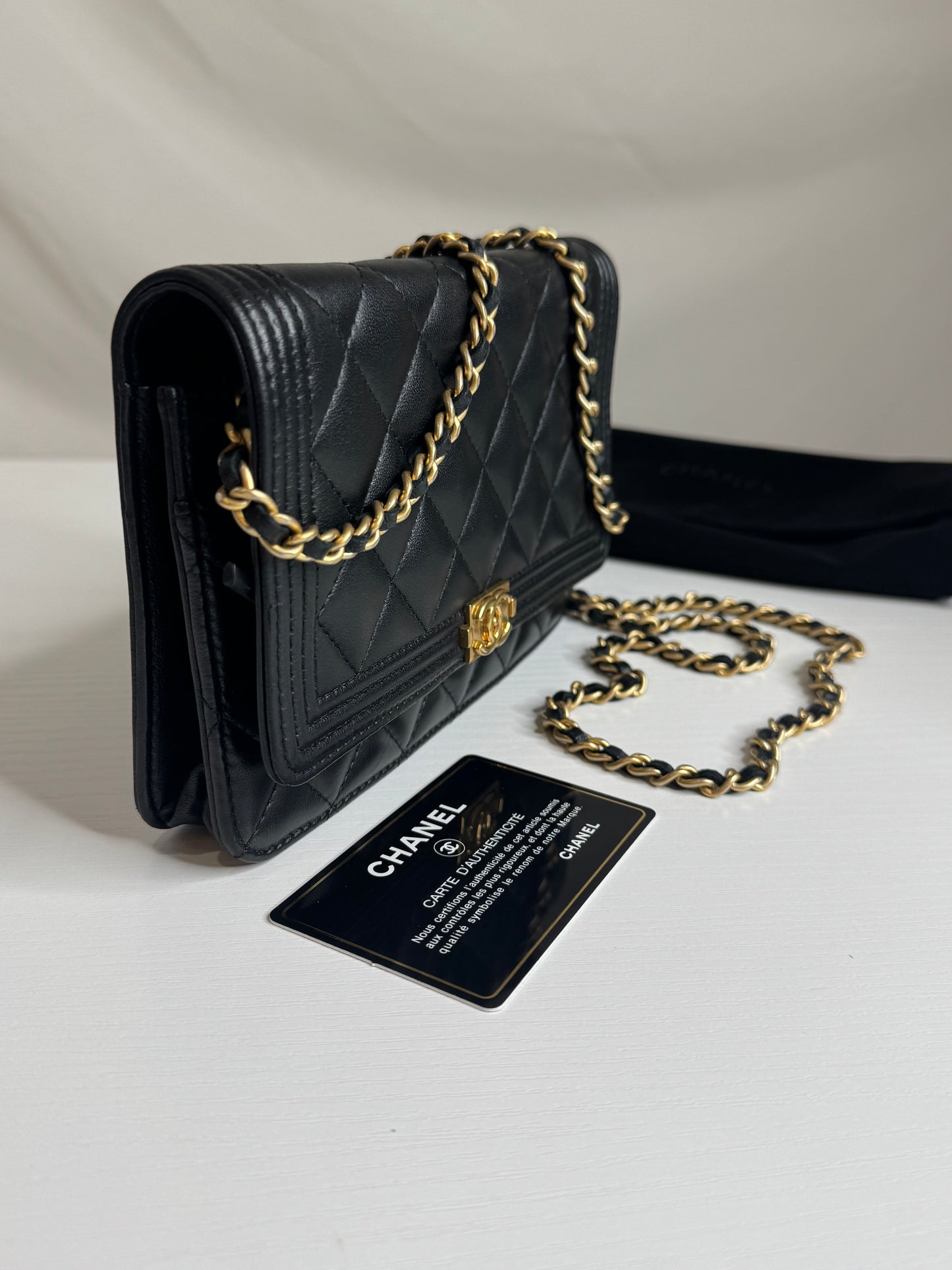 Chanel Boy WOC Lambskin