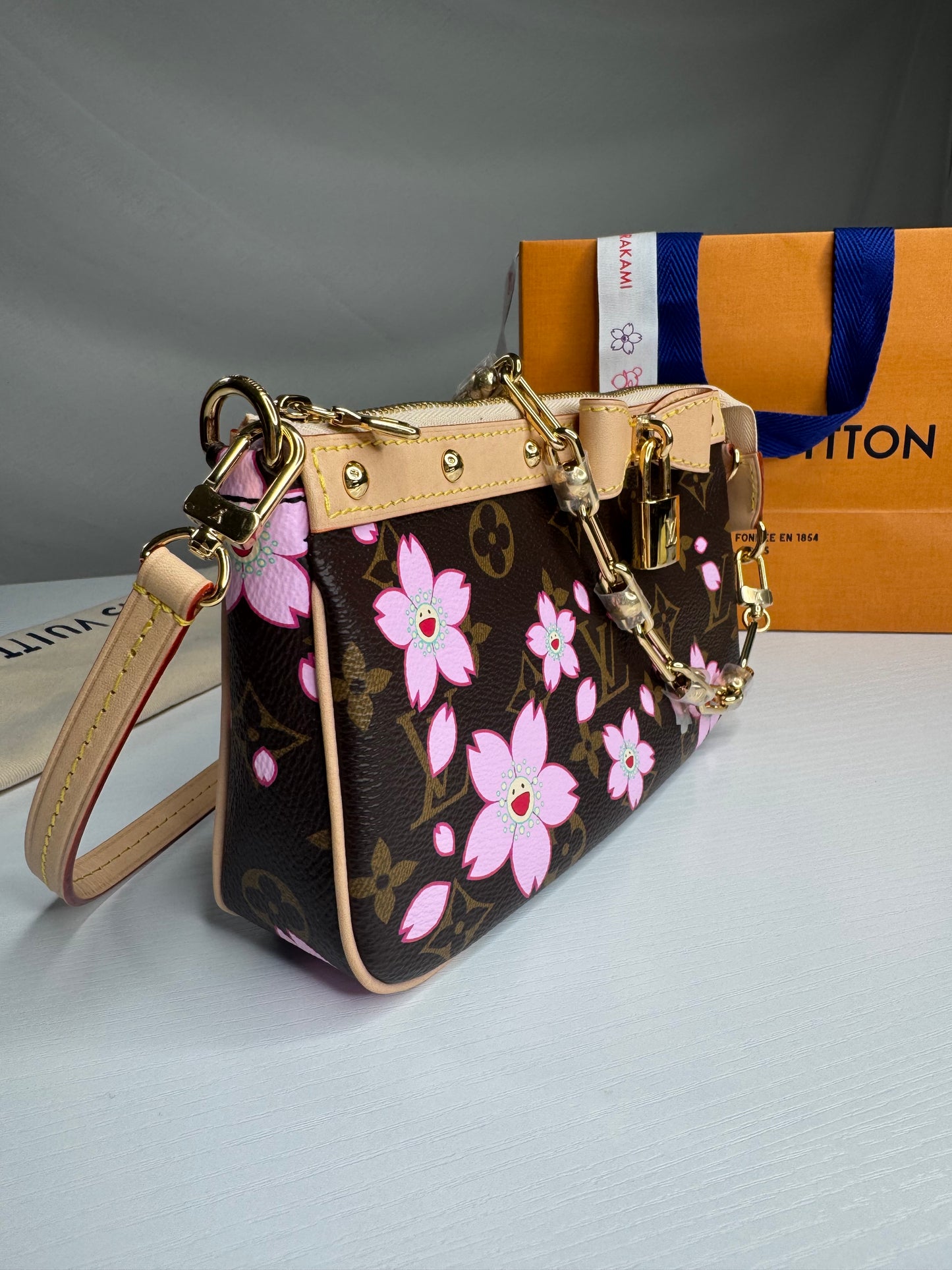 LV Cherry Blossom Pochette